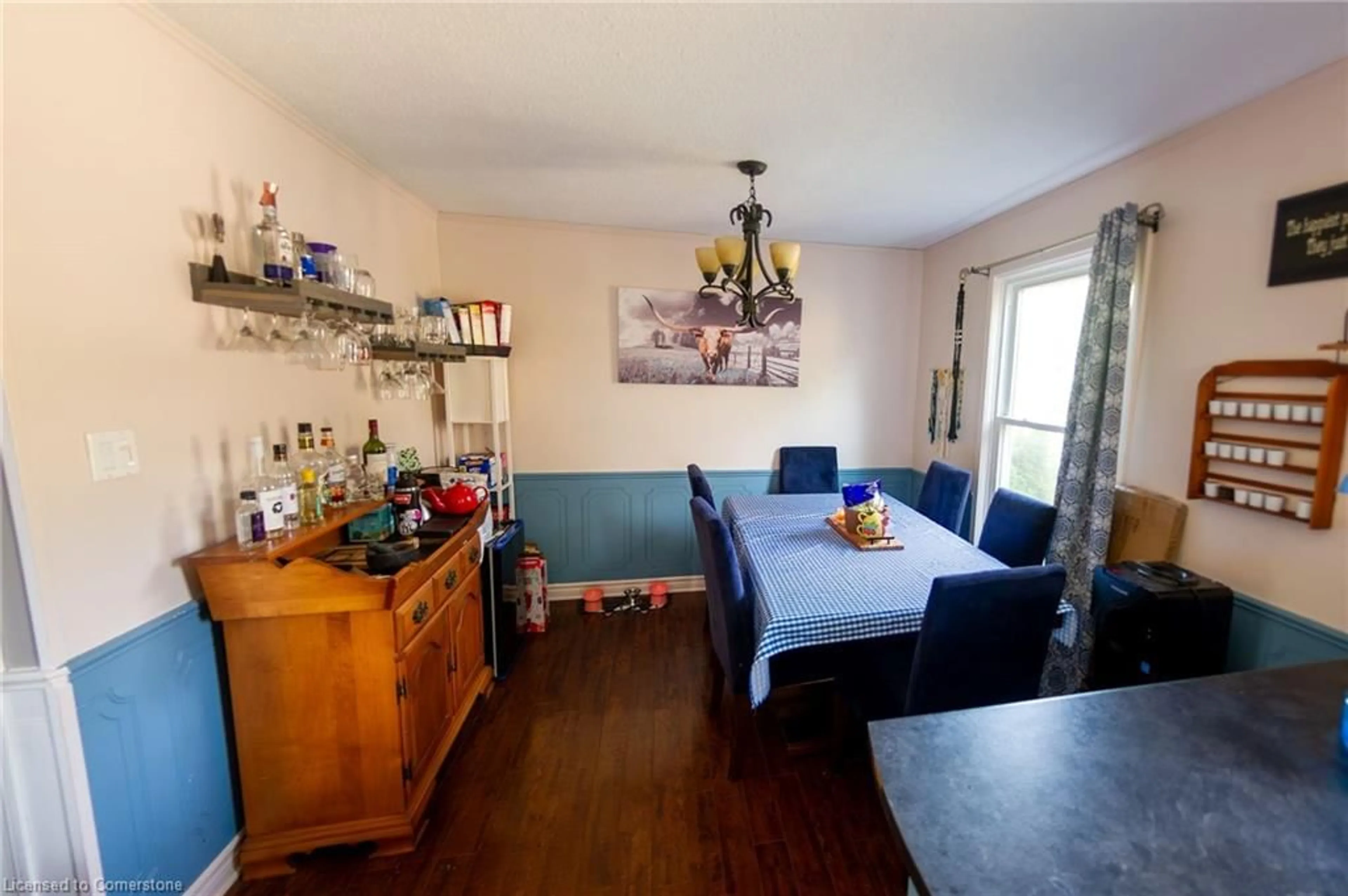 Dining room, wood floors, cottage for 16 Hungerford Rd, Cambridge Ontario N3C 2P5