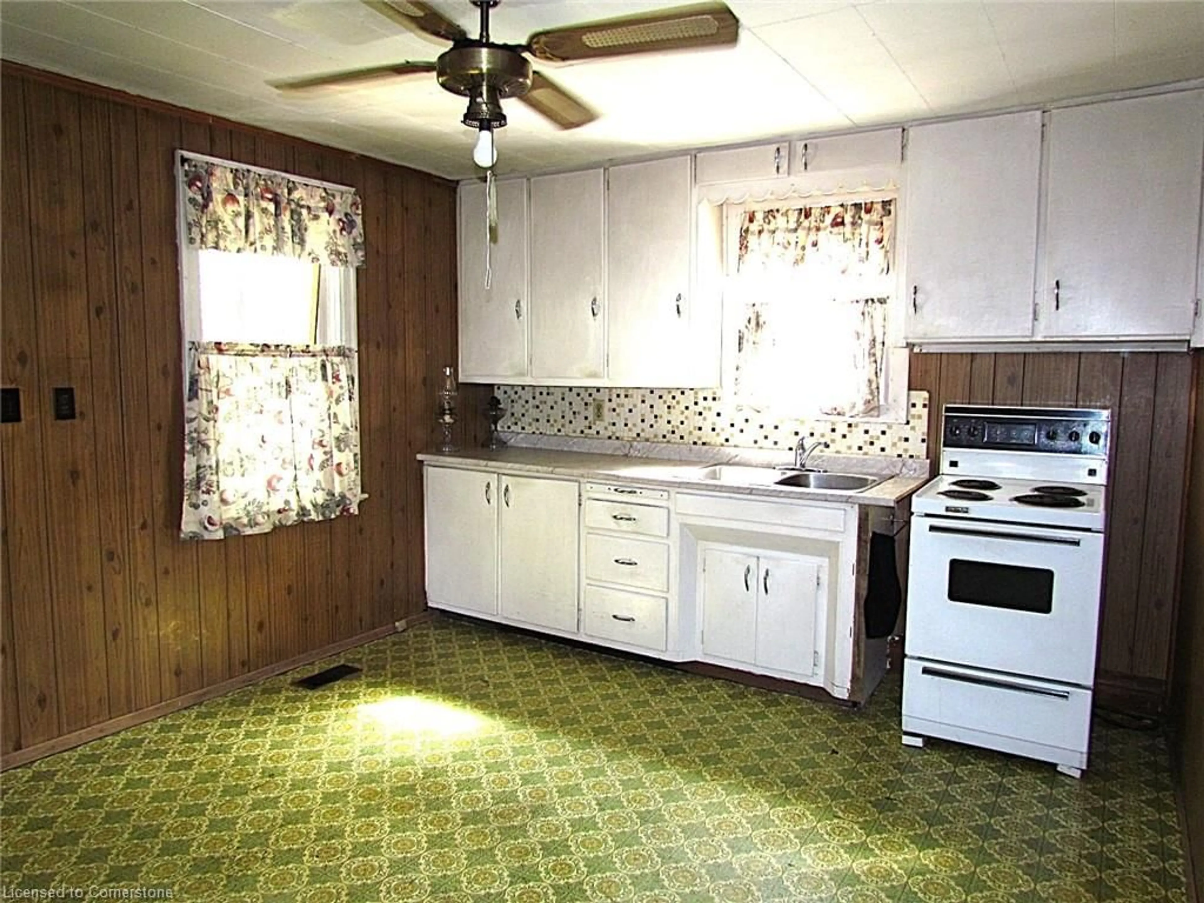 Kitchen, wood floors, cottage for 140 6th Concession Road Enr, Clear Creek Ontario N0E 1C0