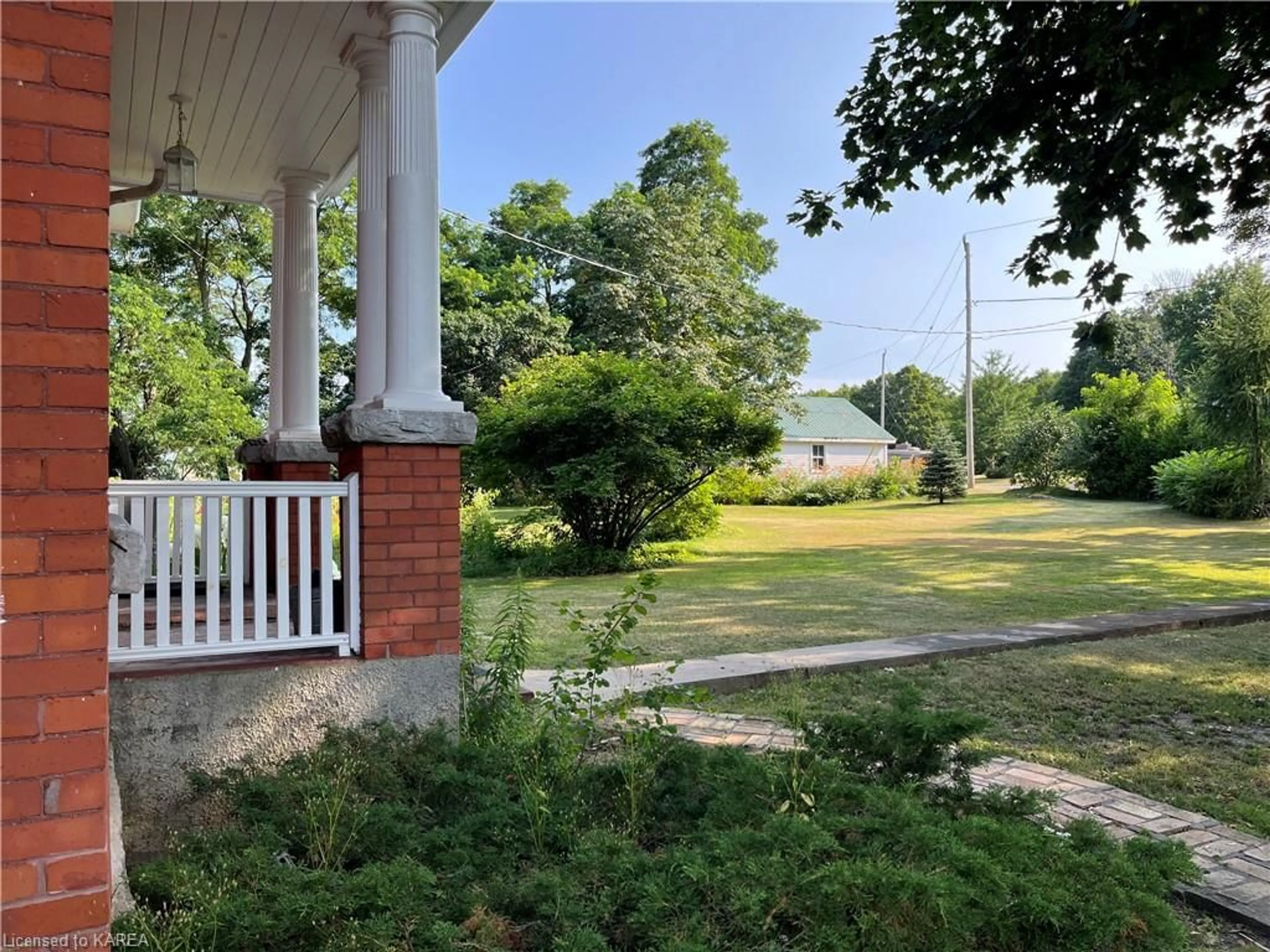 Frontside or backside of a home, the fenced backyard for 463 Elva Ave, Kingston Ontario K7L 4V1