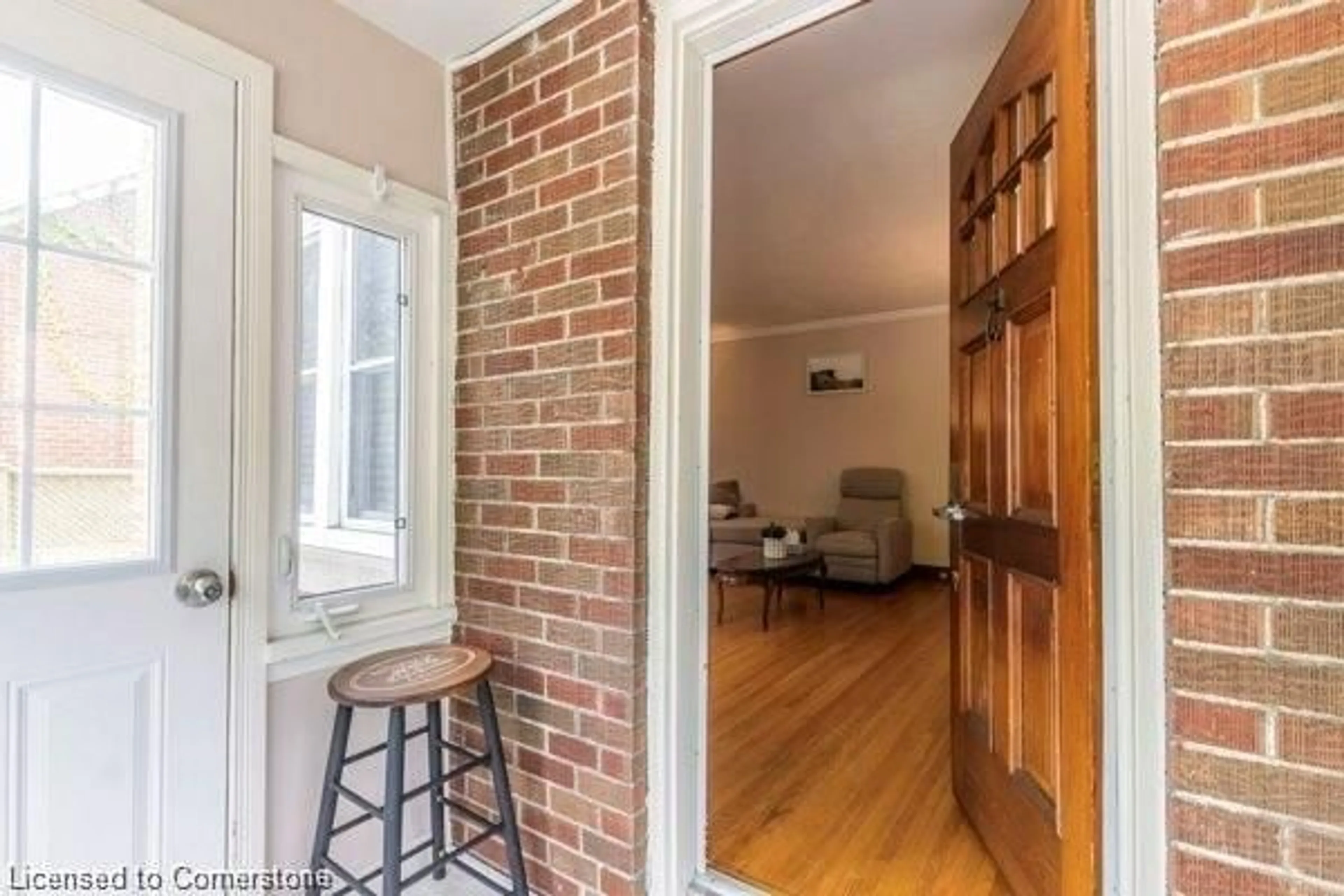 Indoor entryway, wood floors for 123 Krug St, Kitchener Ontario N2H 2Y1