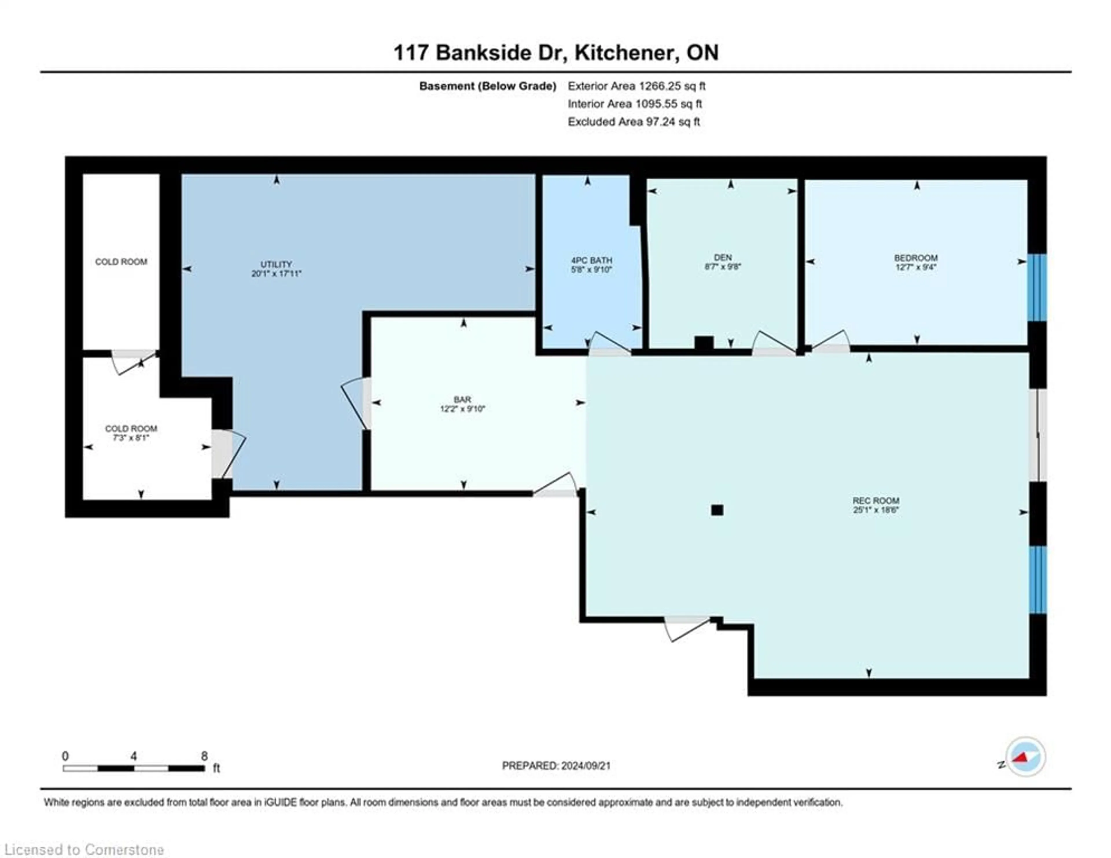 Floor plan for 117 Bankside Dr, Kitchener Ontario N2N 3G1