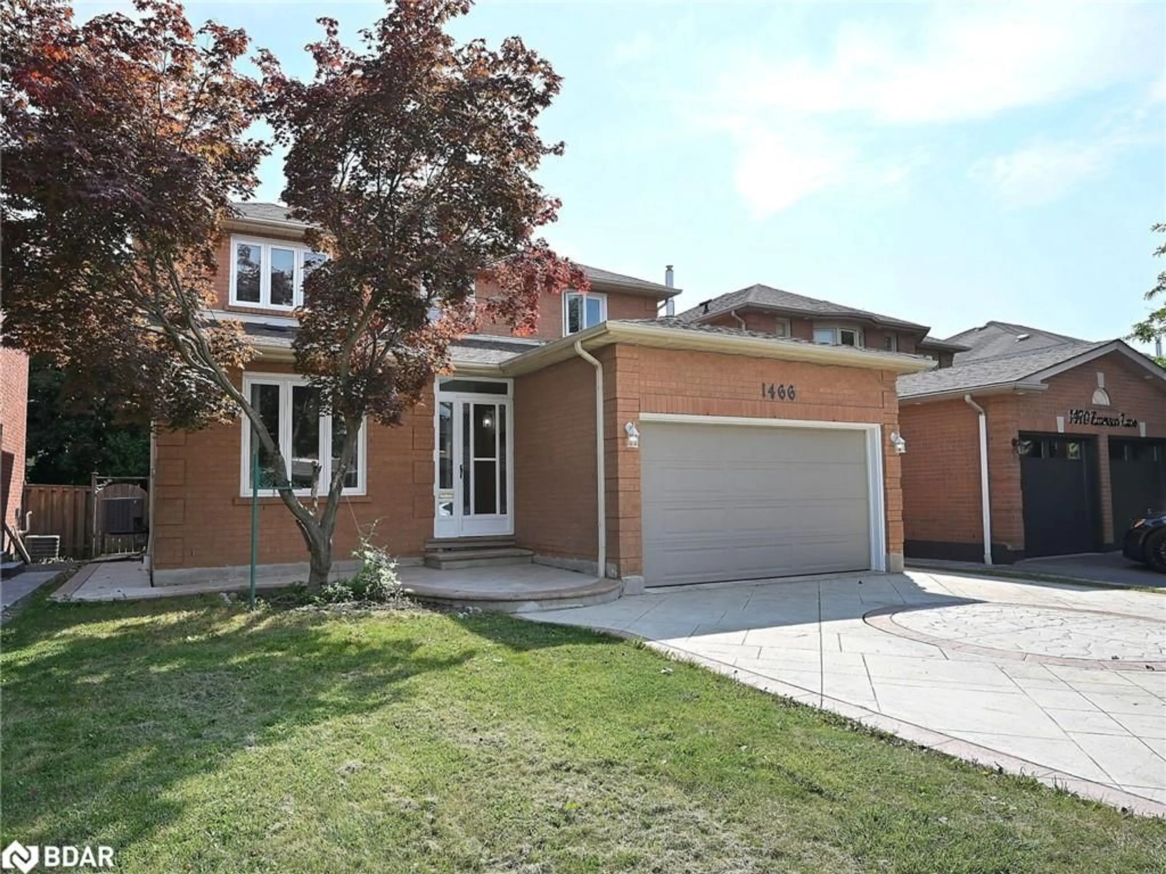 Frontside or backside of a home for 1466 Emerson Lane, Mississauga Ontario L5V 1L6