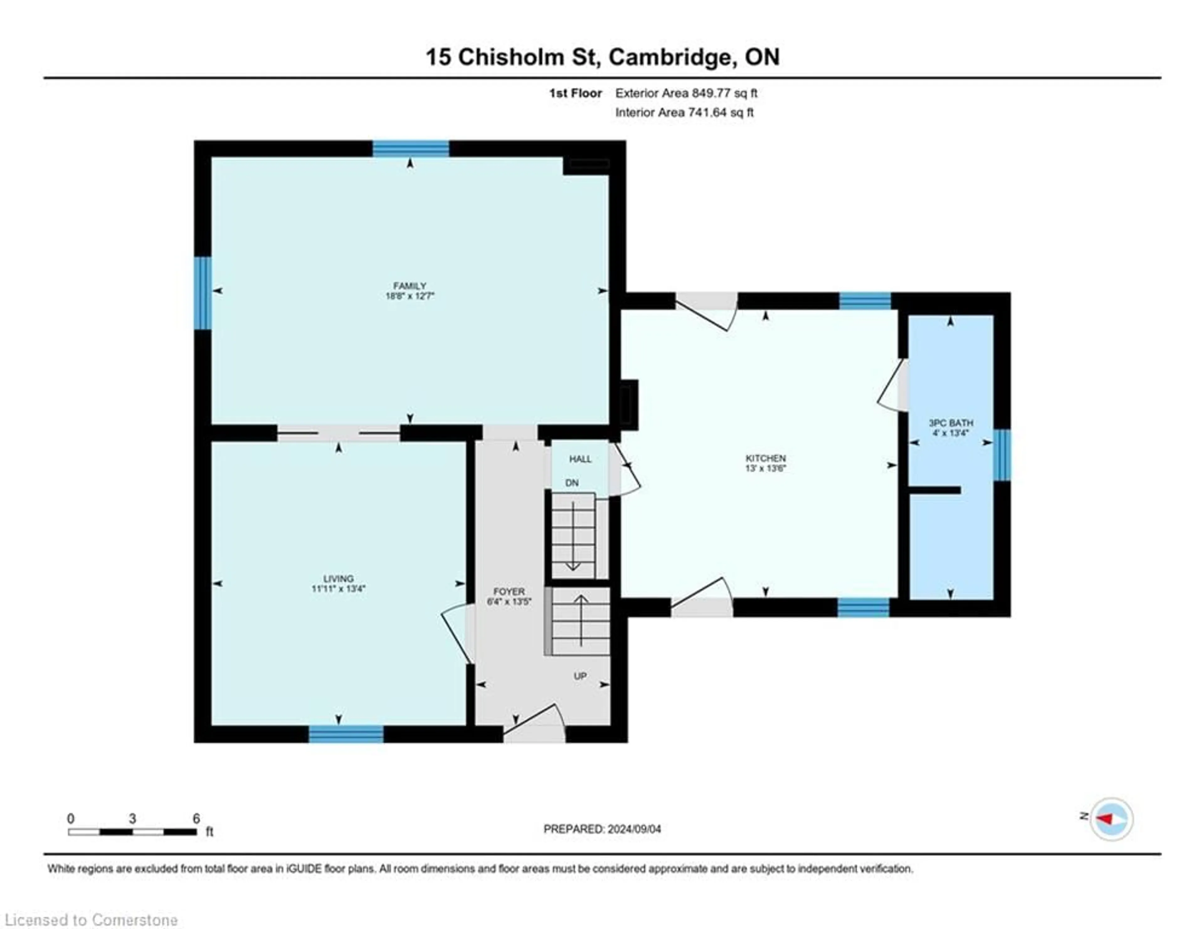 Floor plan for 15 Chisholm St, Cambridge Ontario N1R 4E3