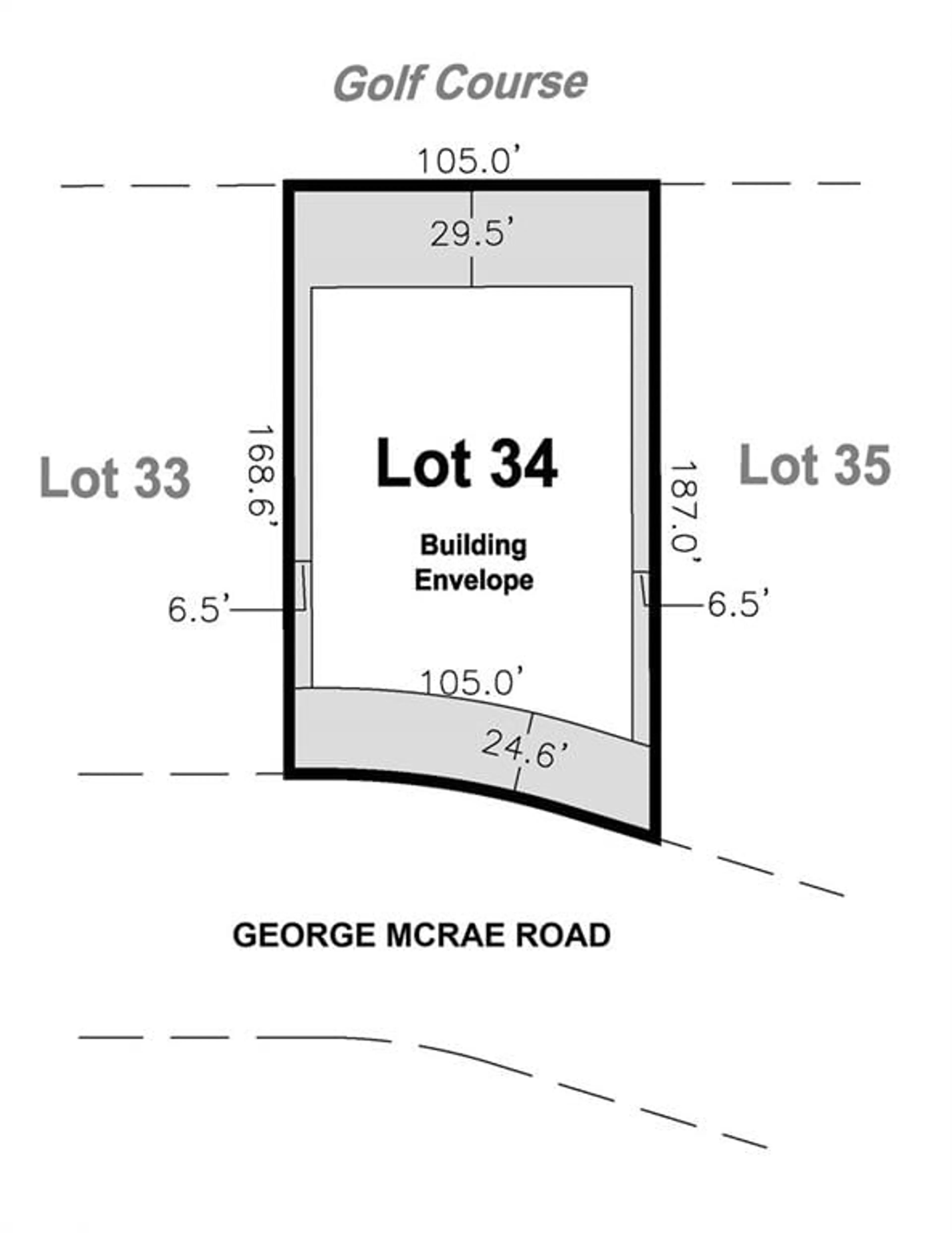 Floor plan for LOT 34 George Mcrae Rd, The Blue Mountains Ontario N0H 1J0