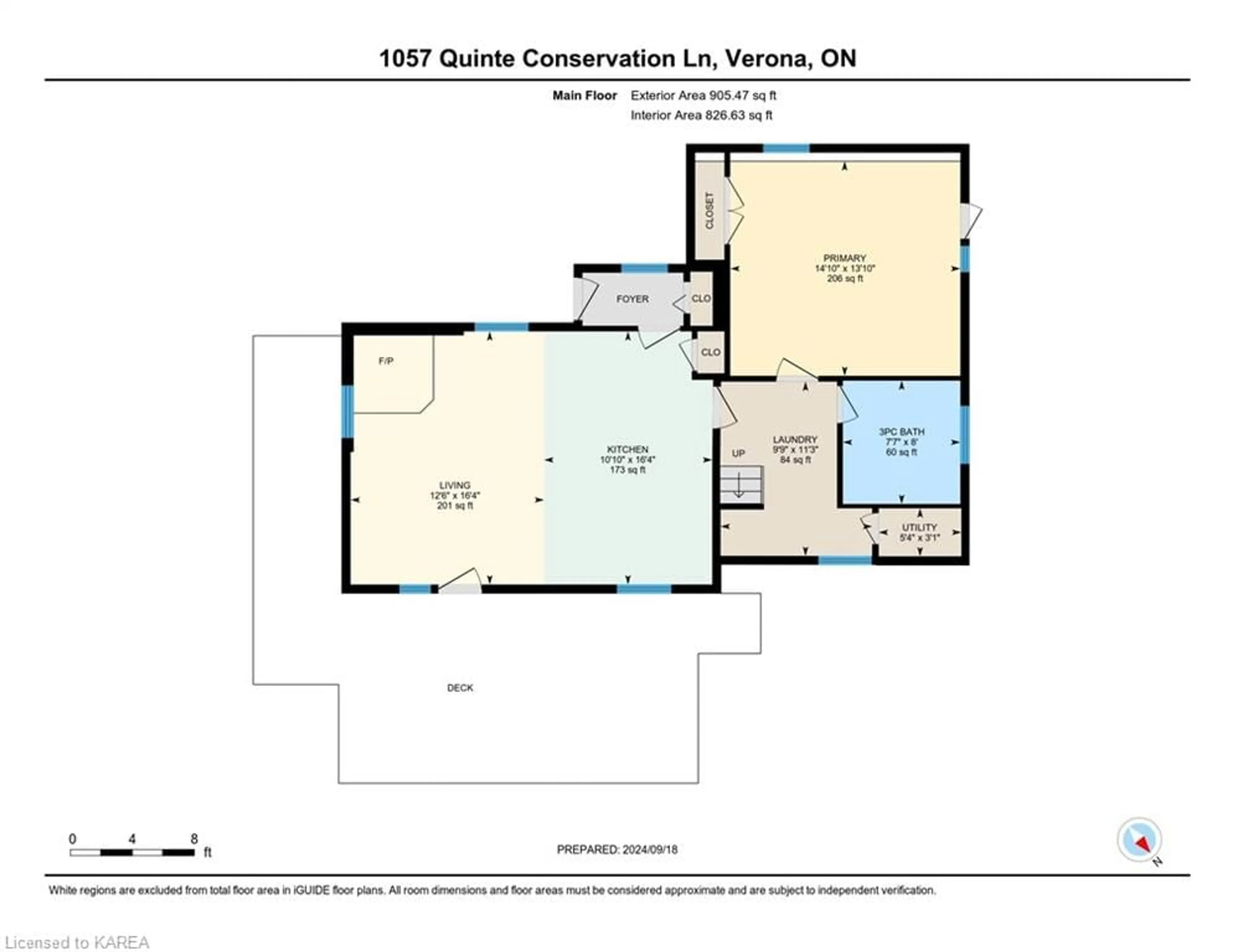 Floor plan for 1057 Quinte Conservation Lane, Verona Ontario K0H 2W0