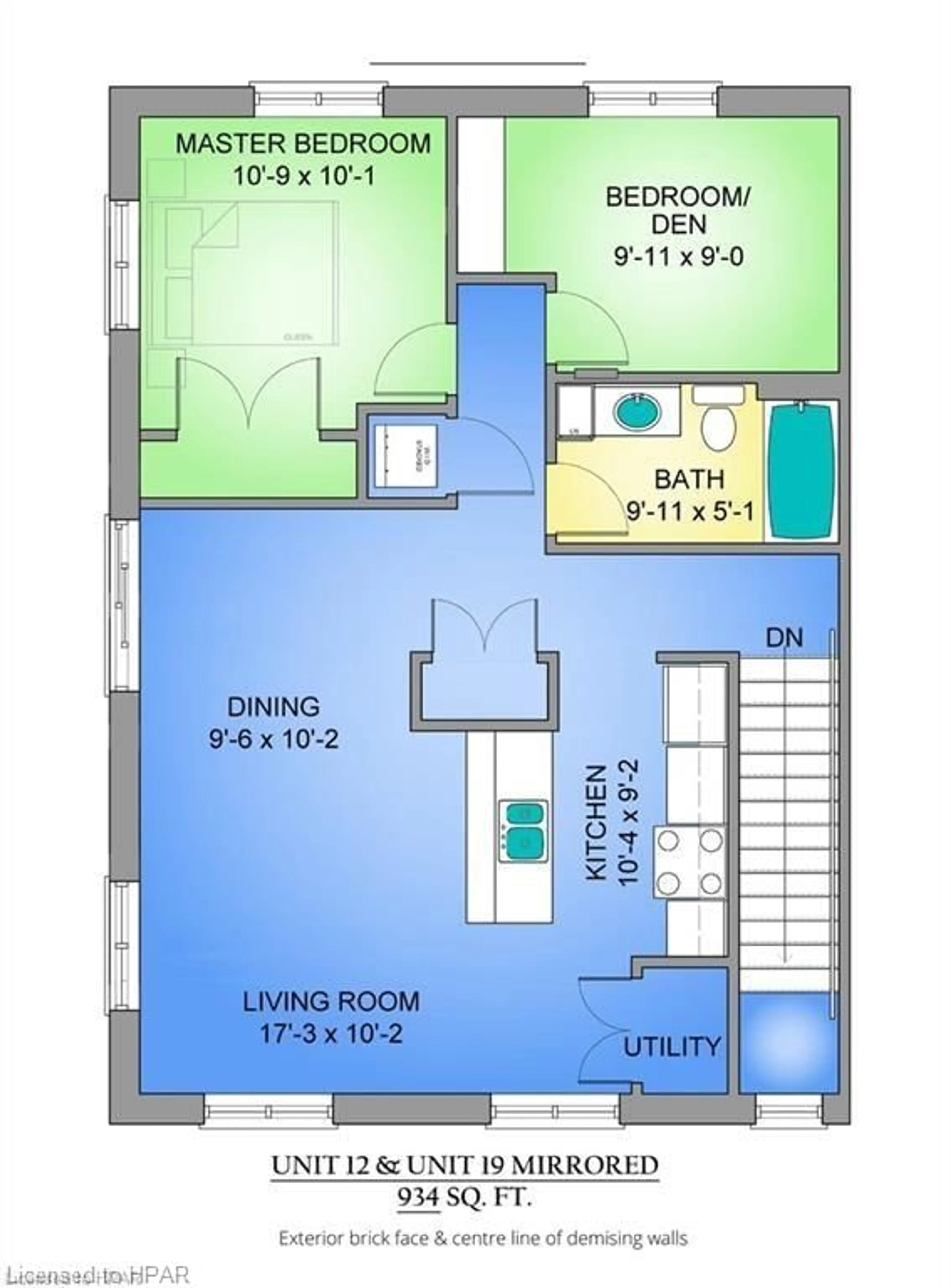 Floor plan for 379 Romeo St #29, Stratford Ontario N5A 0K4