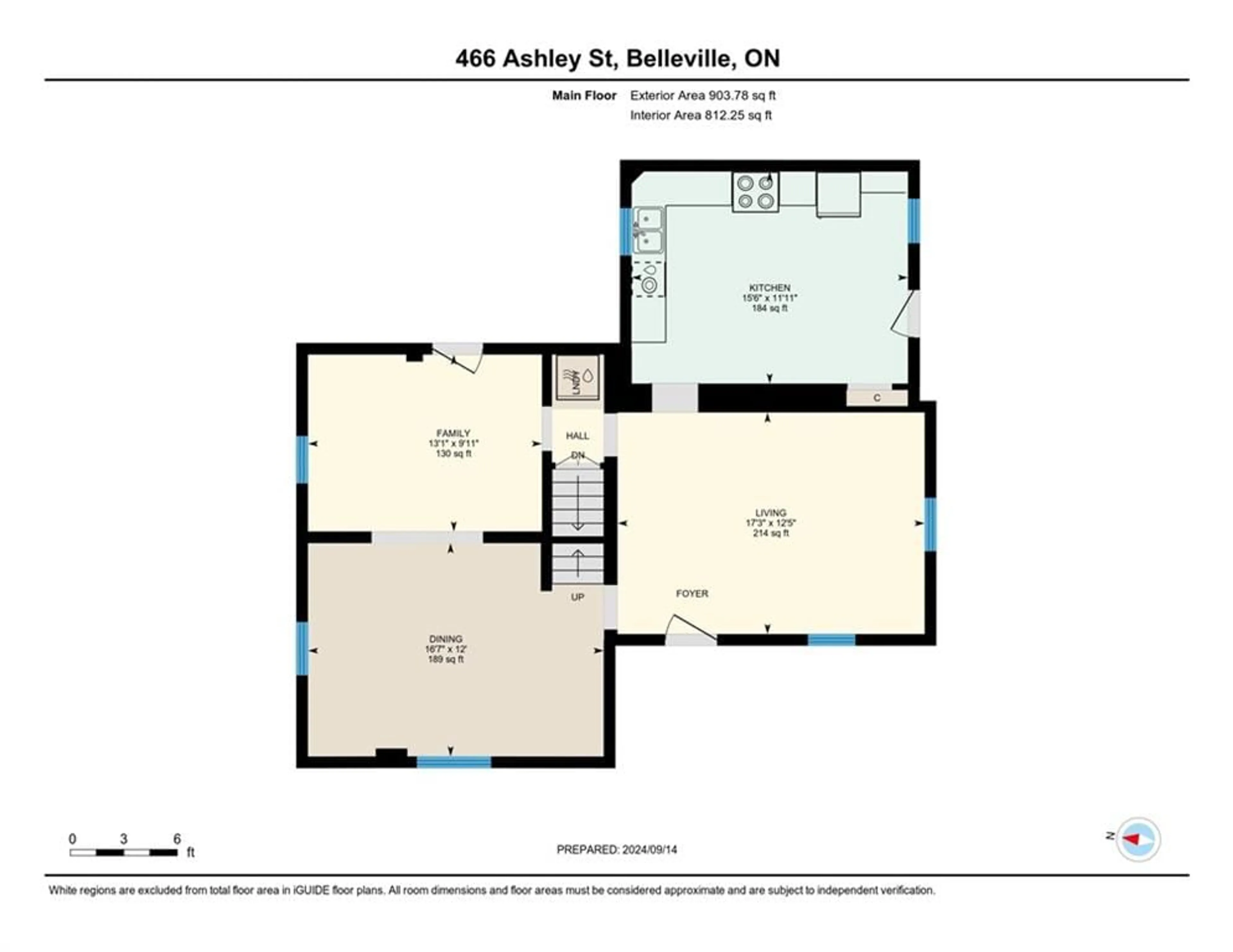 Floor plan for 466 Ashley St, Belleville Ontario K0K 2B0