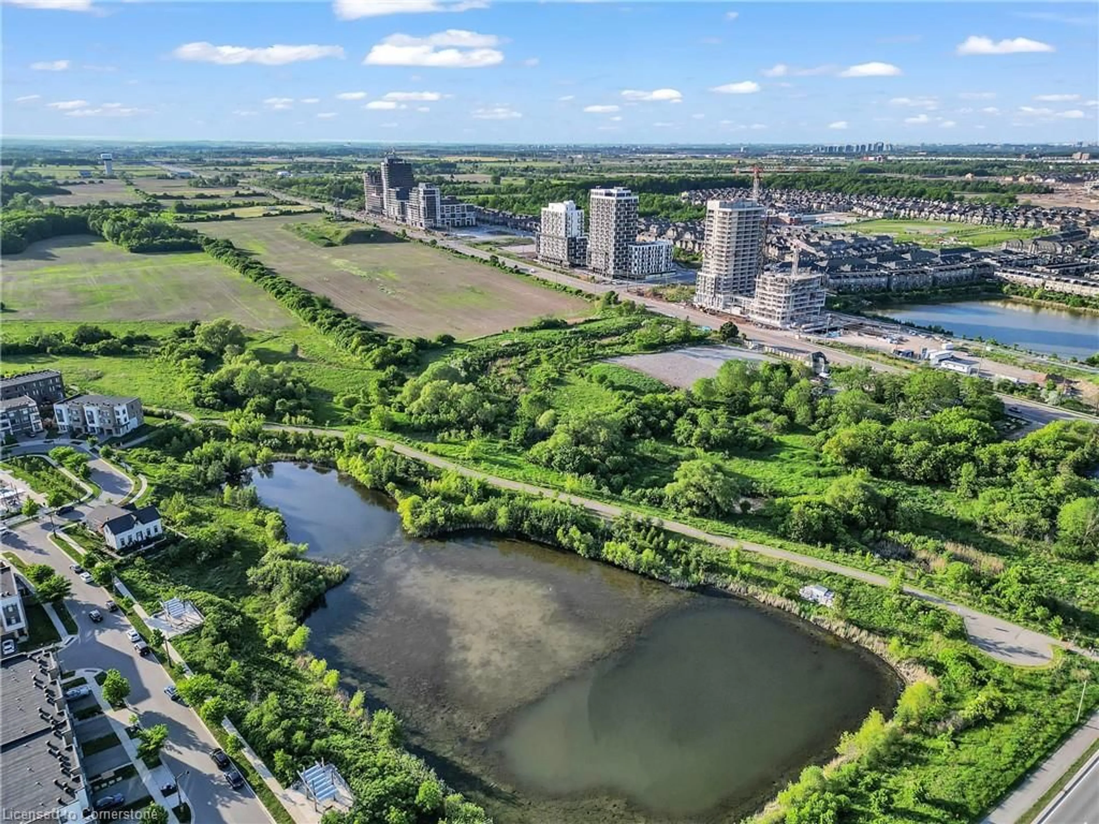 A pic from exterior of the house or condo, the view of lake or river for 2481 Taunton Road Rd #704, Oakville Ontario L6H 3R7