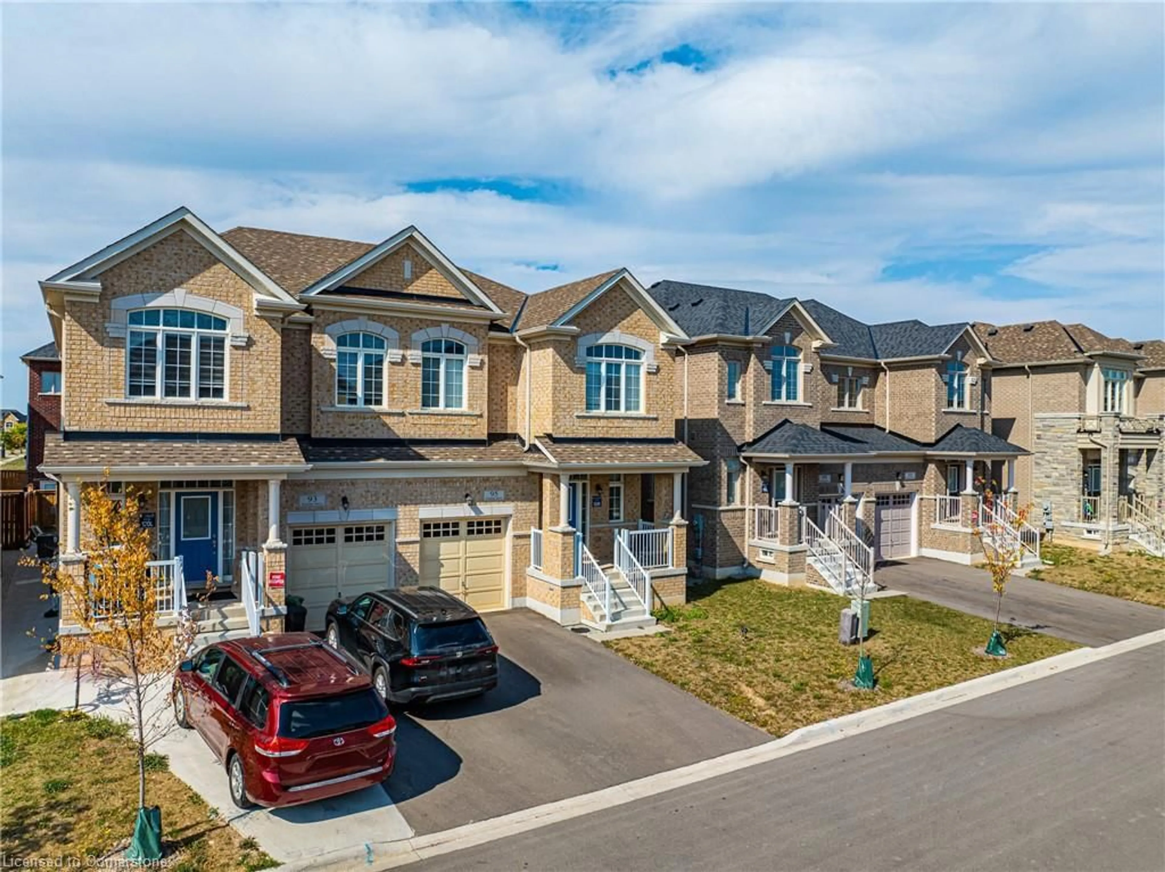 A pic from exterior of the house or condo, the street view for 95 Kenesky Dr, Hamilton Ontario L0R 2H7