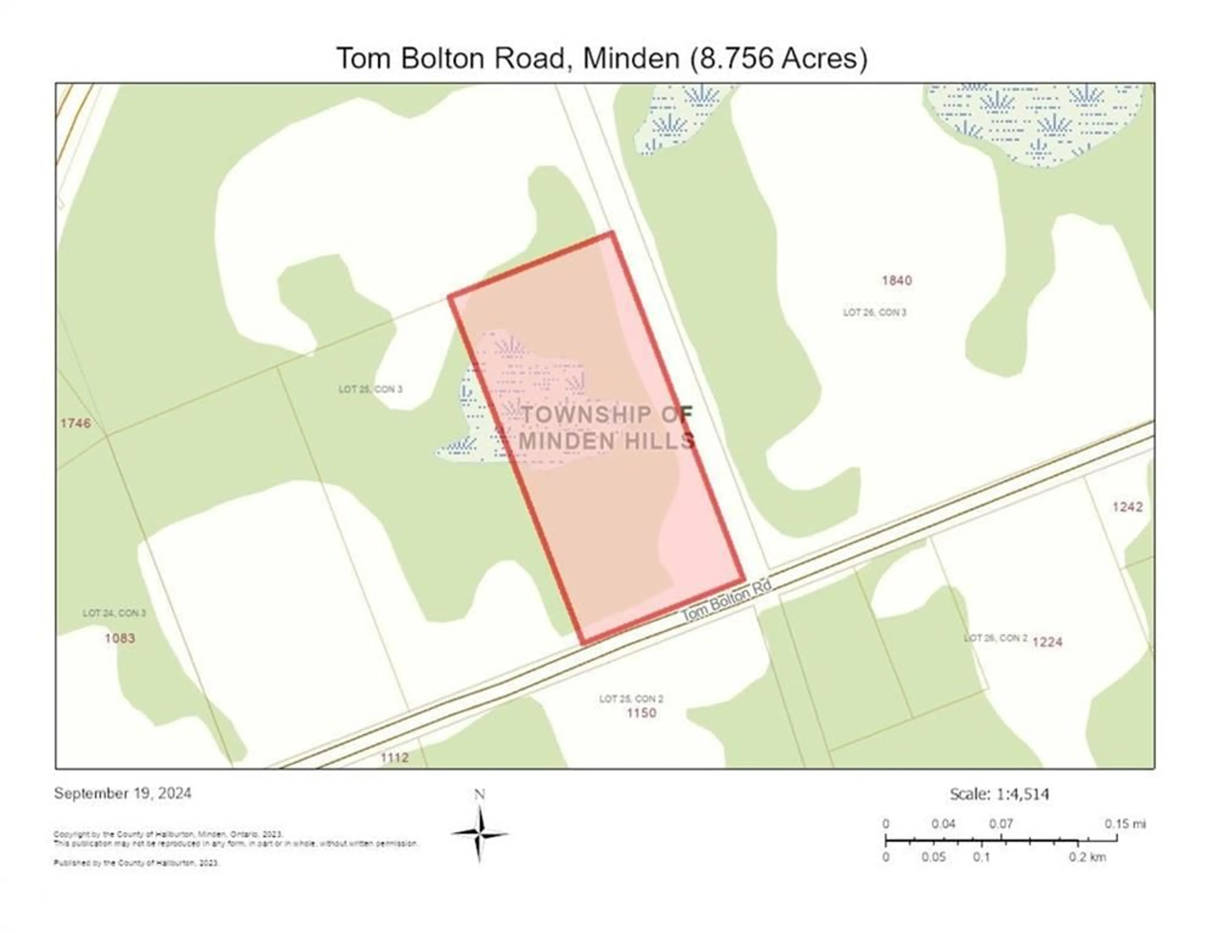 Floor plan for PT 3 Tom Bolton Rd, Minden Ontario K0M 2K0