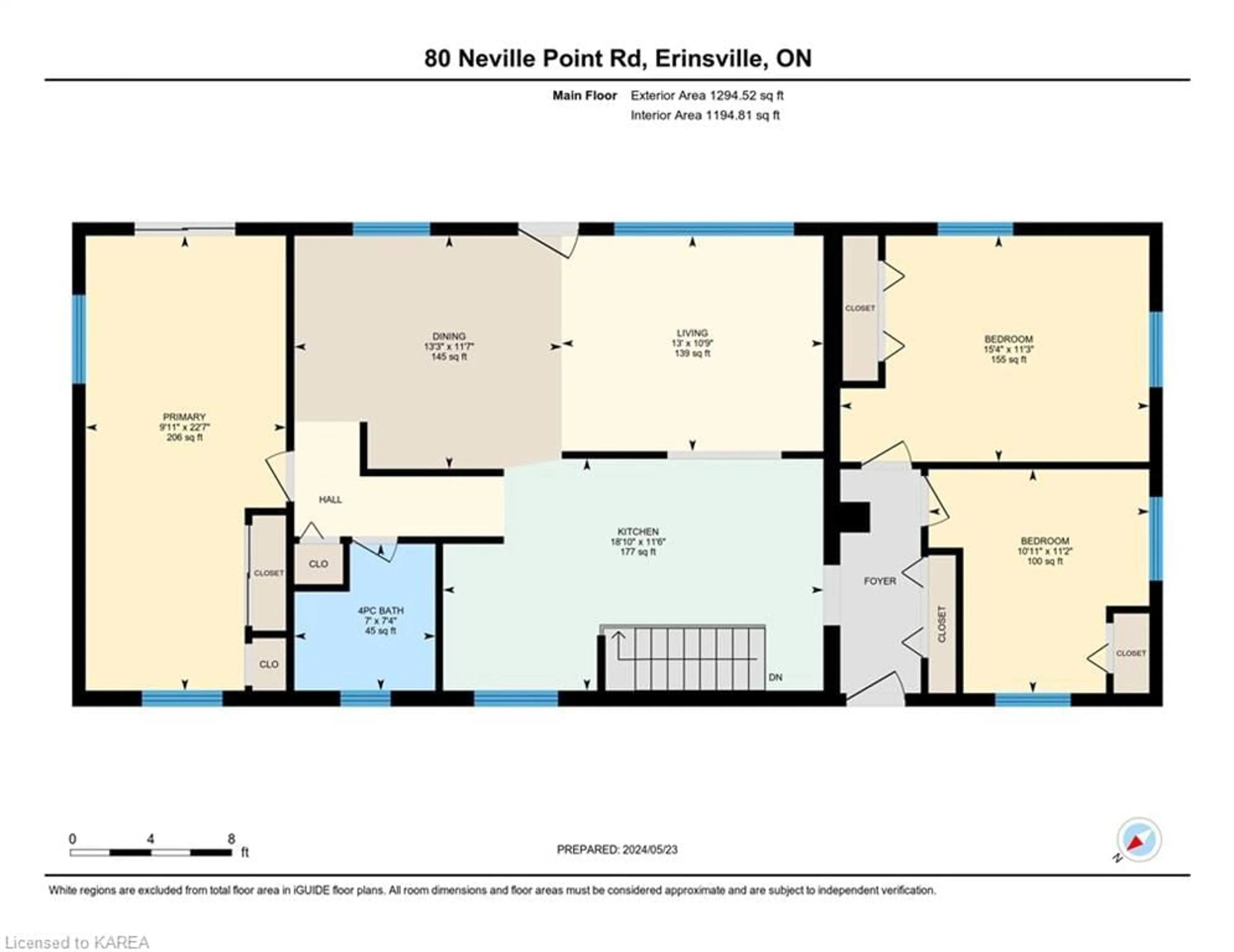 Floor plan for 80 Neville Point Rd, Erinsville Ontario K0K 2A0