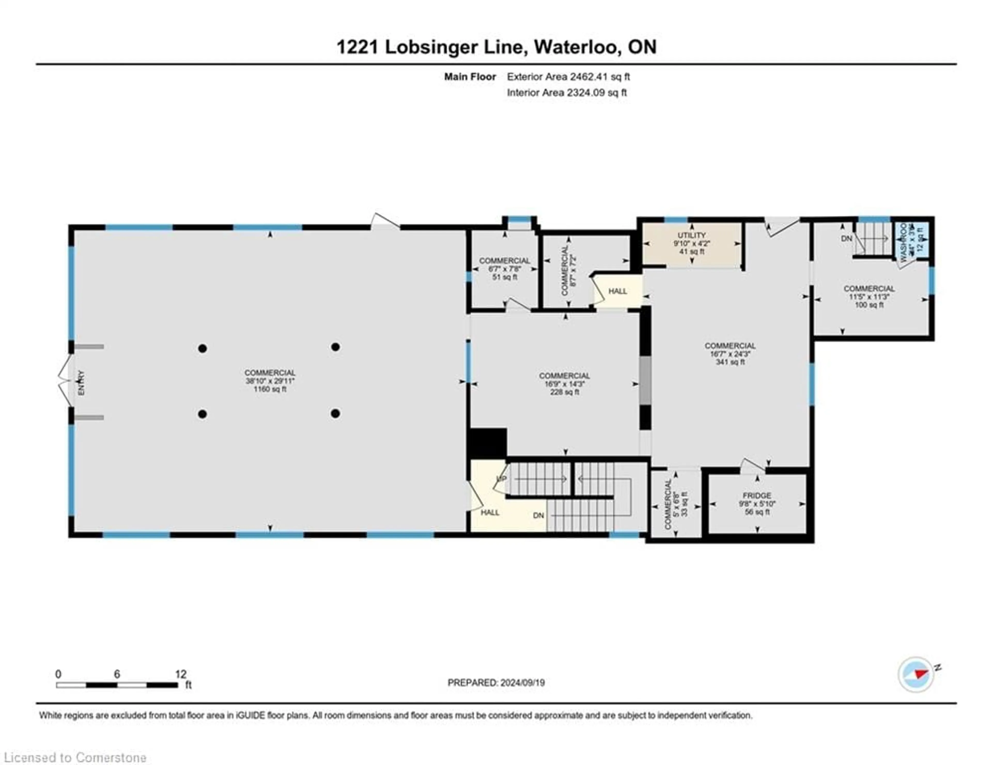 Floor plan for 1221 Lobsinger Line, Waterloo Ontario N2J 4G8