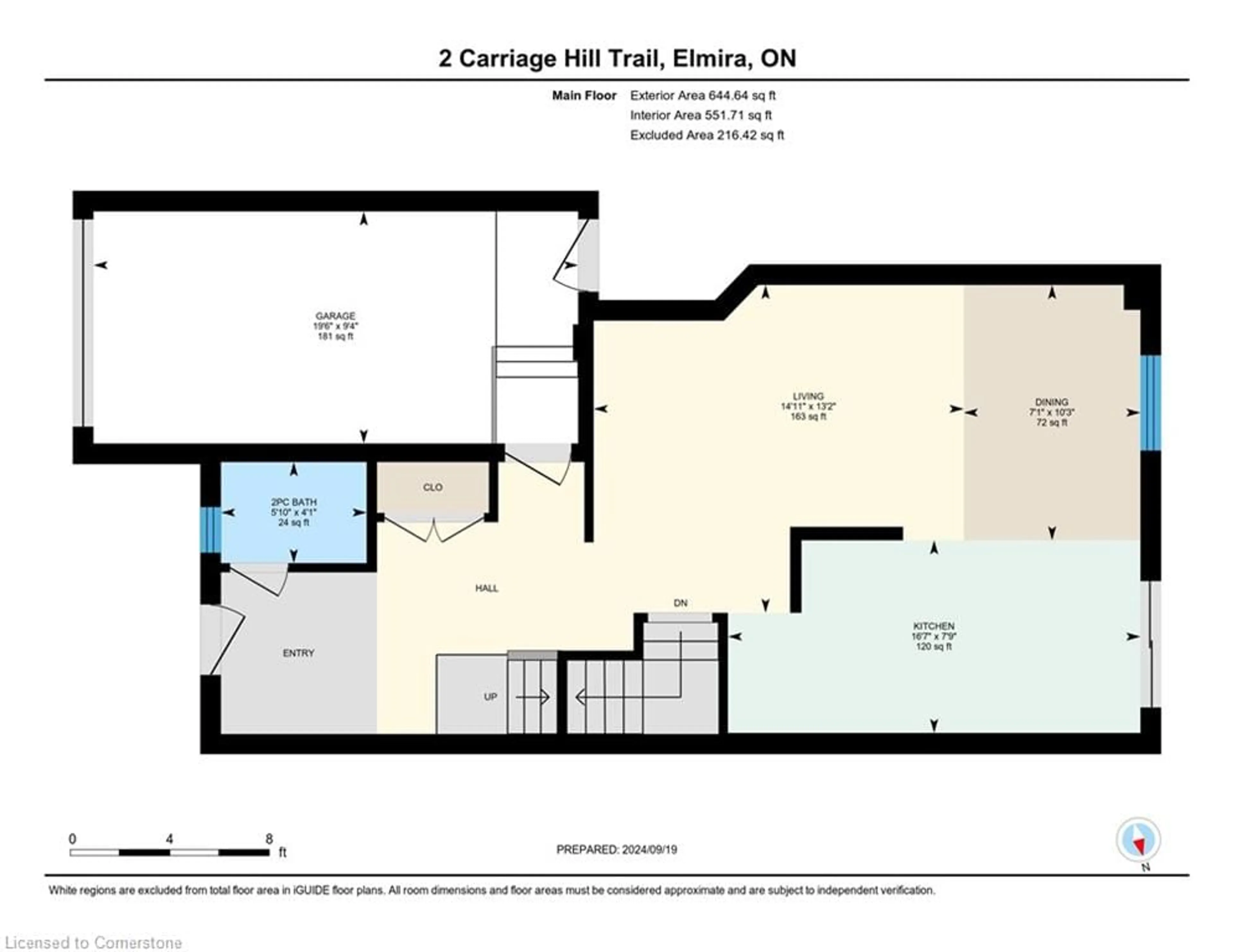 Floor plan for 2 Carriage Hill Trail, Elmira Ontario N3B 3K7