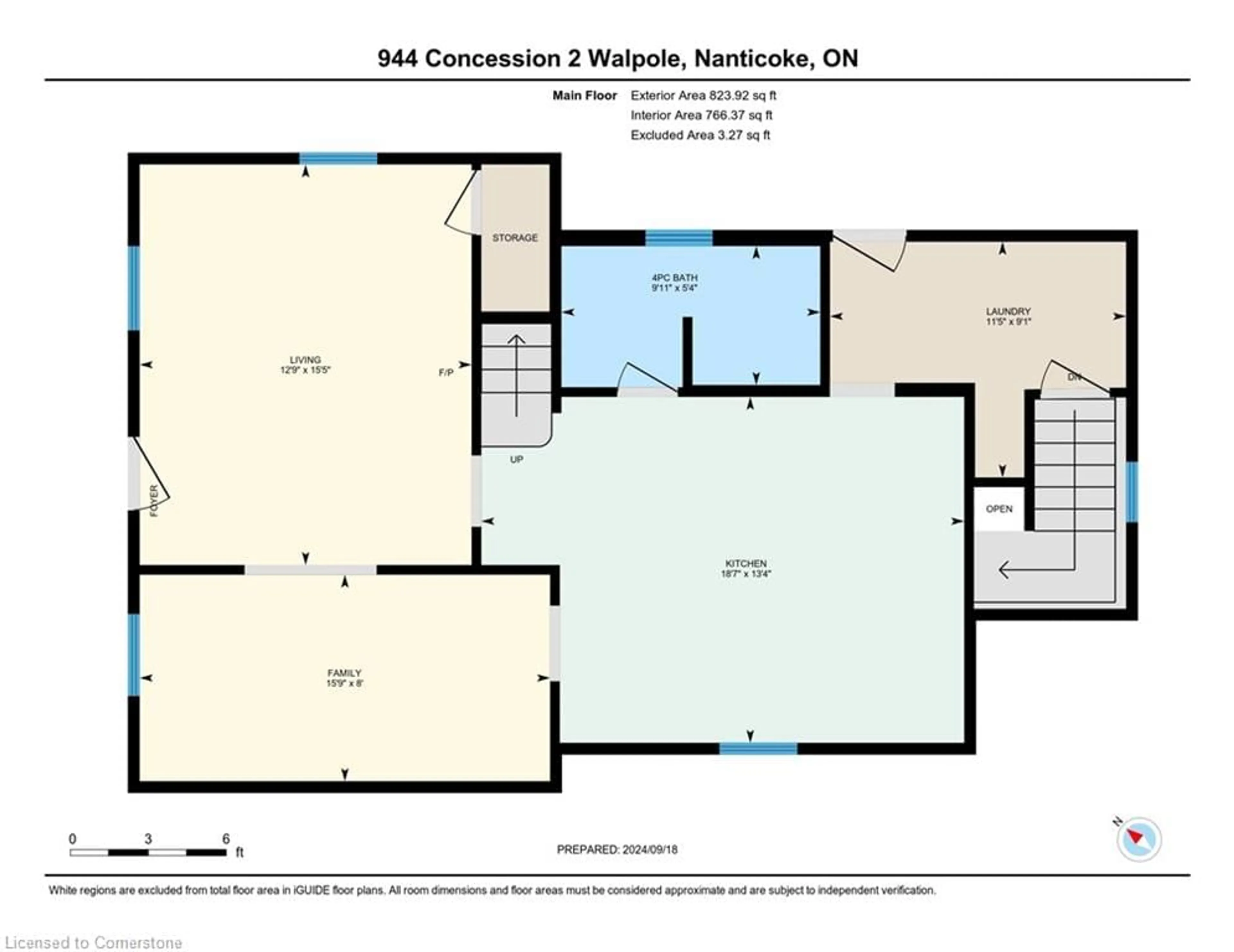 Floor plan for 944 Conc 2 Walpole Rd, Nanticoke Ontario N0A 1L0