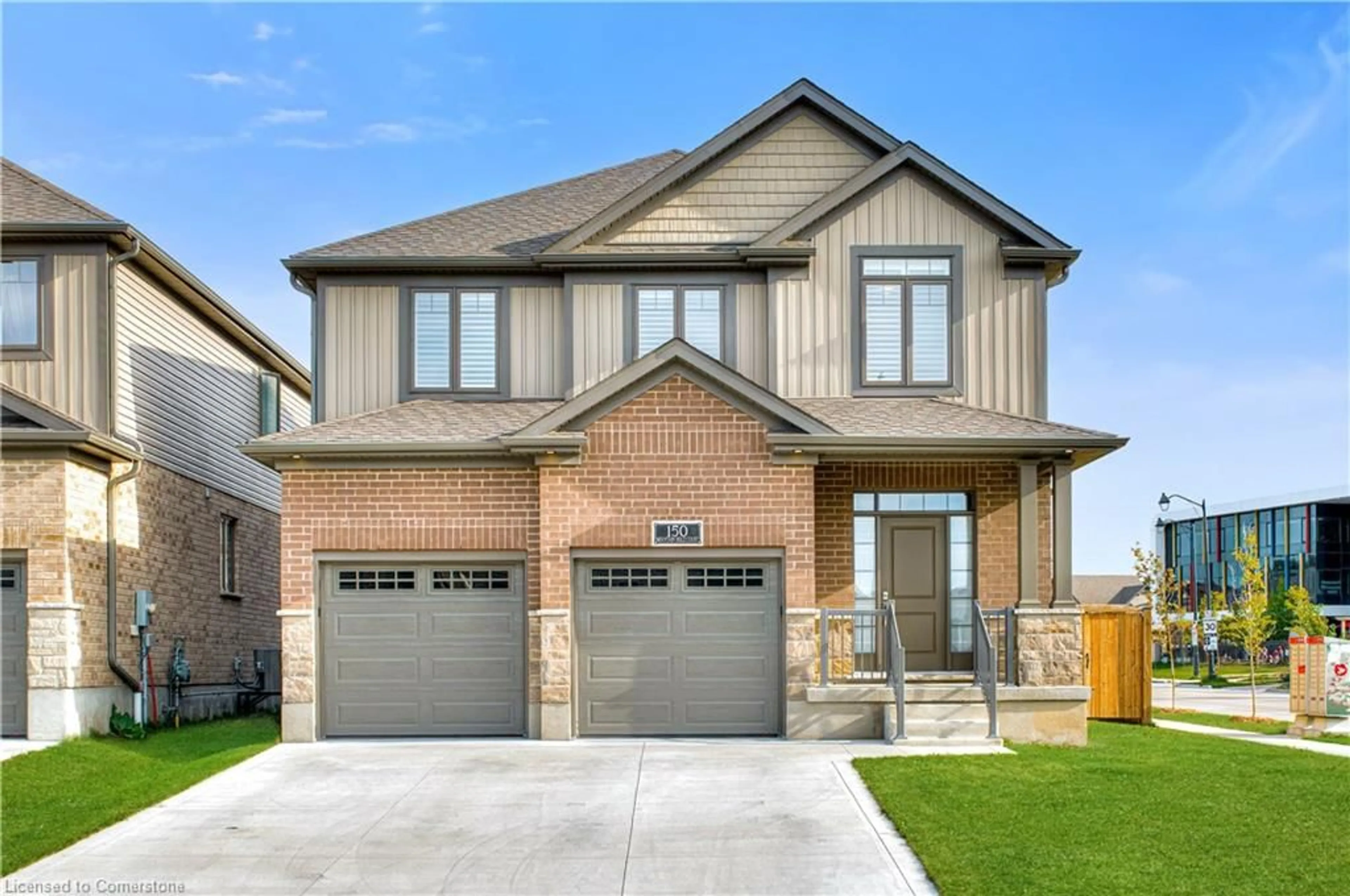 Home with brick exterior material for 150 Mountain Holly Crt, Waterloo Ontario N2V 0E1