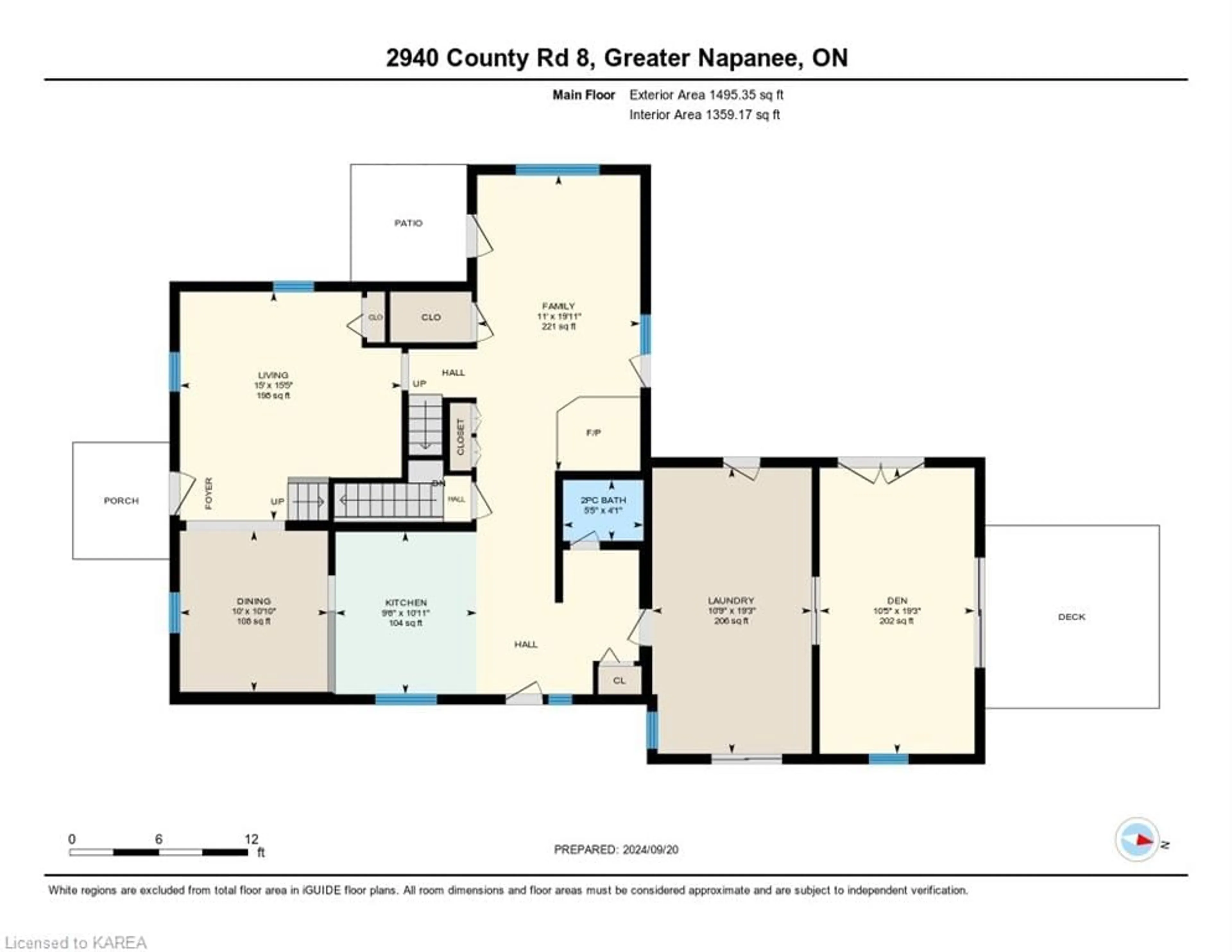 Floor plan for 2940 County 8 Rd, Greater Napanee Ontario K7R 3K7