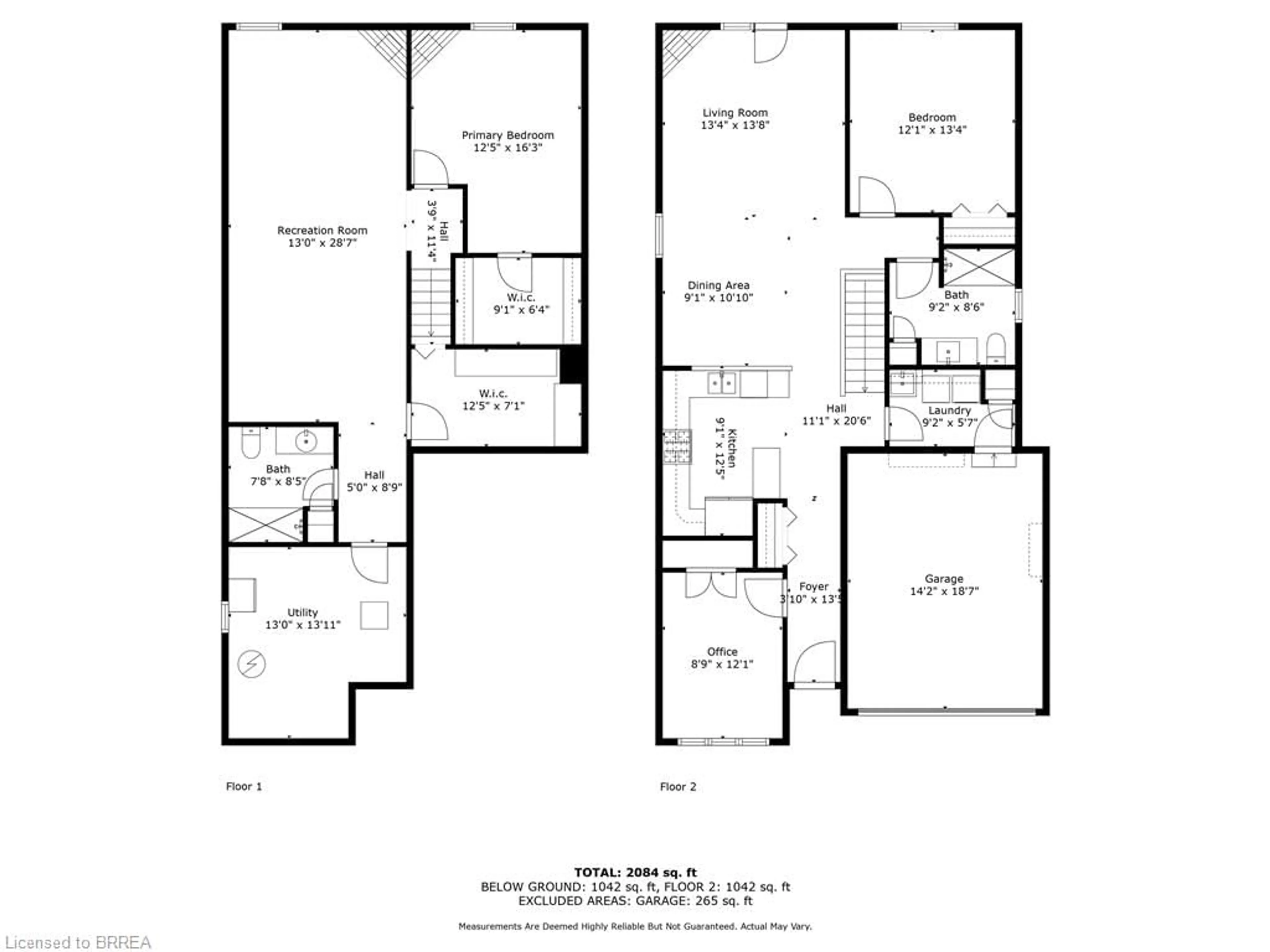 Floor plan for 54 Glenwood Dr #12, Brantford Ontario N3S 3G6