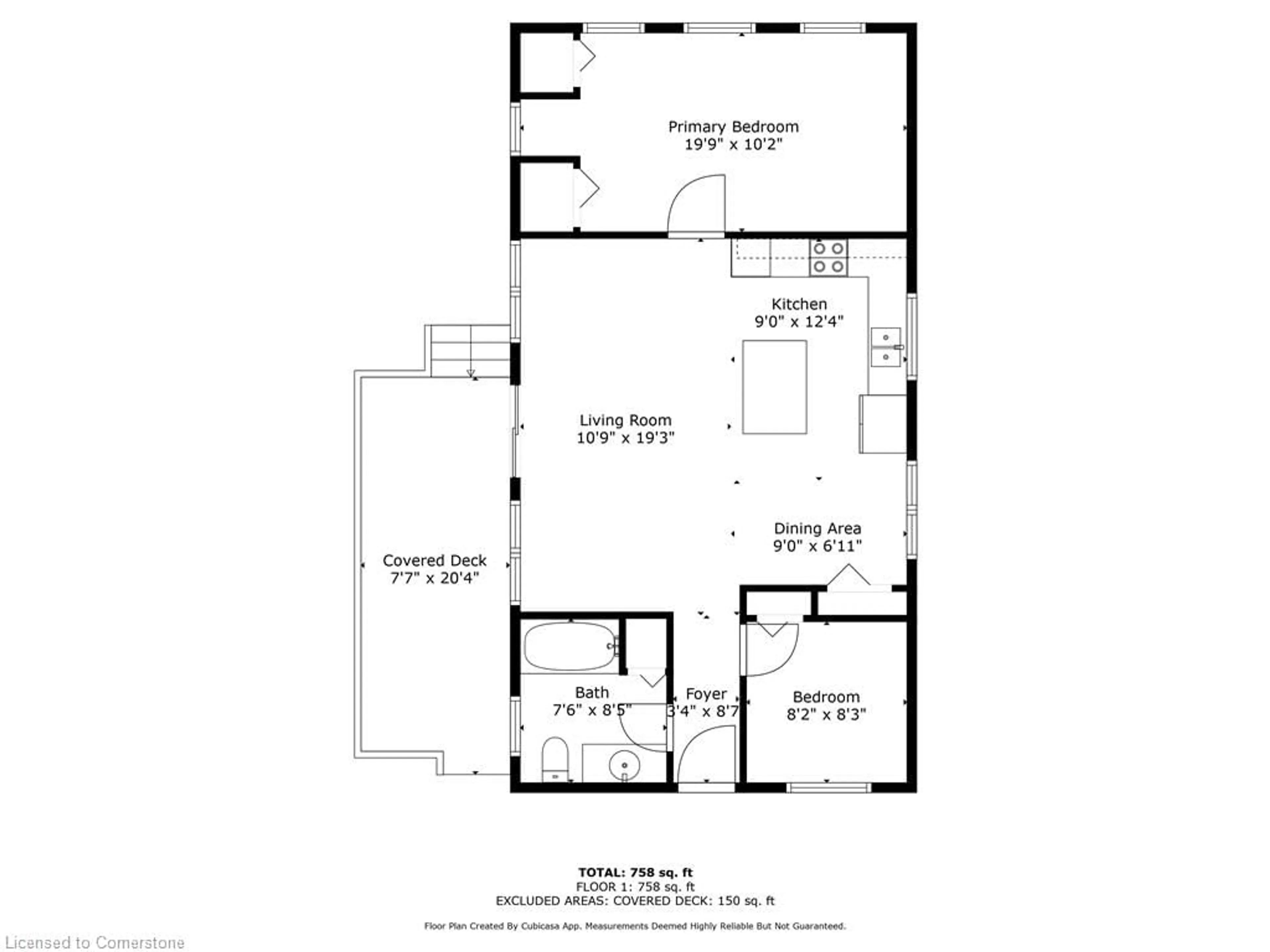 Floor plan for 12 Beach Rd, Lowbanks Ontario N0A 1K0