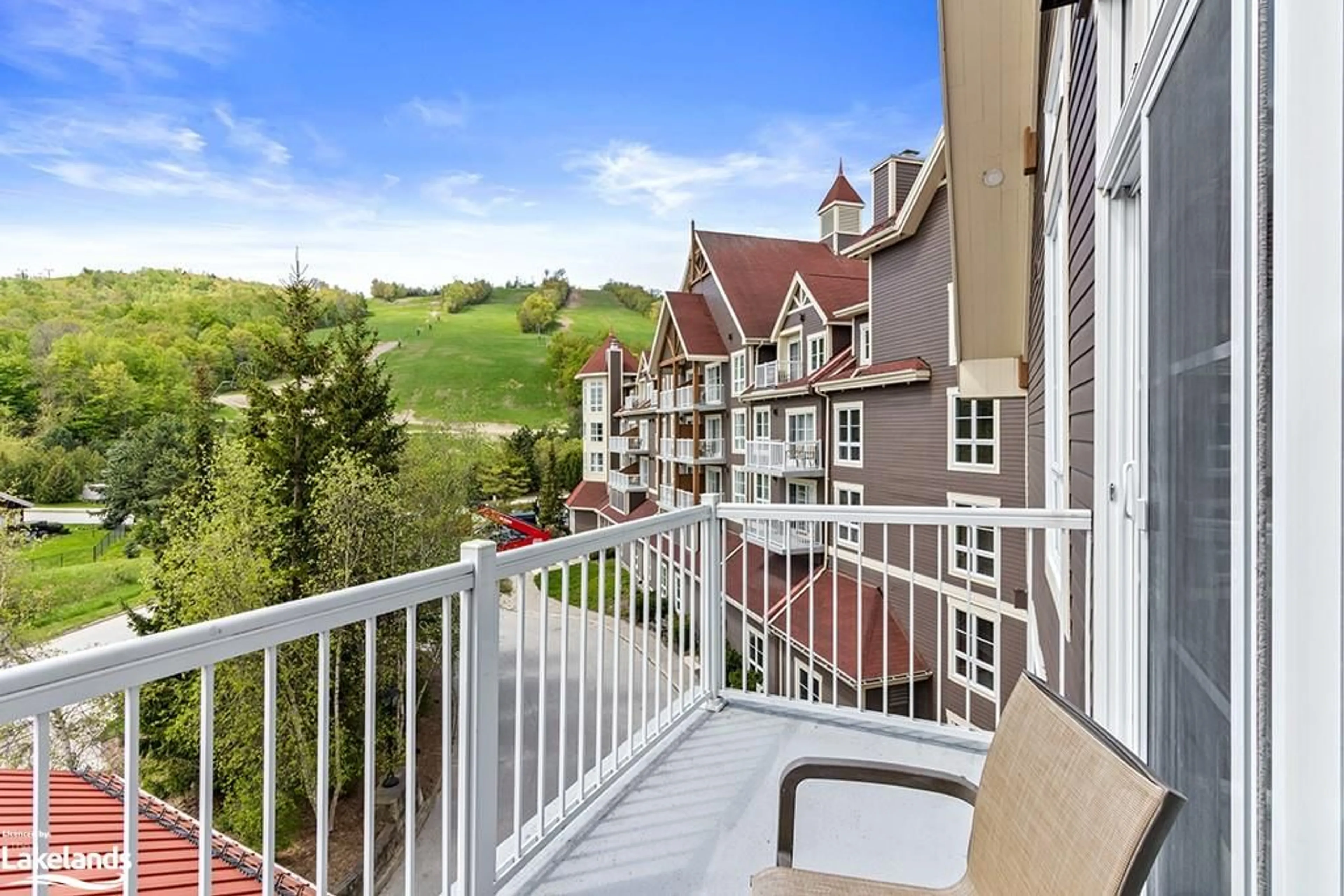 Balcony in the apartment for 220 Gord Canning Dr #449, The Blue Mountains Ontario L9Y 0V2