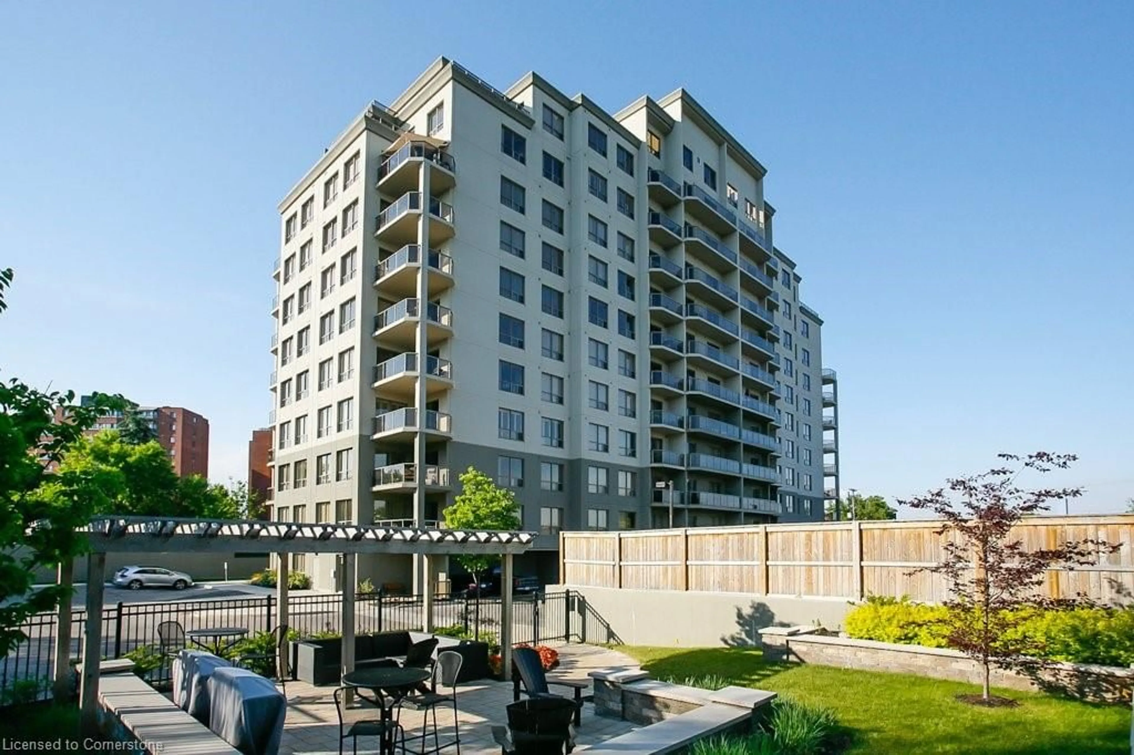 A pic from exterior of the house or condo for 539 Belmont Ave #803, Kitchener Ontario N2M 0A2