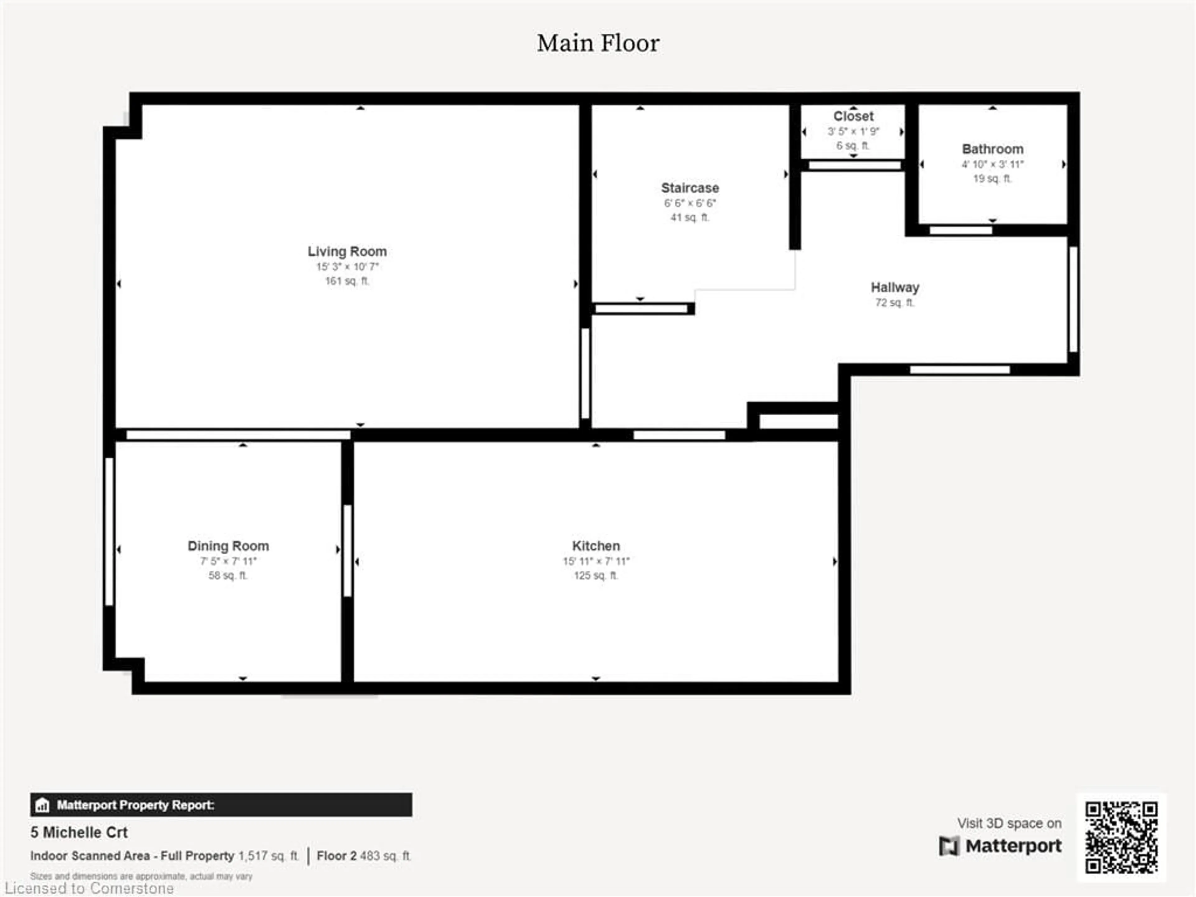 Floor plan for 5 Michelle Crt, Kitchener Ontario N2N 3K8