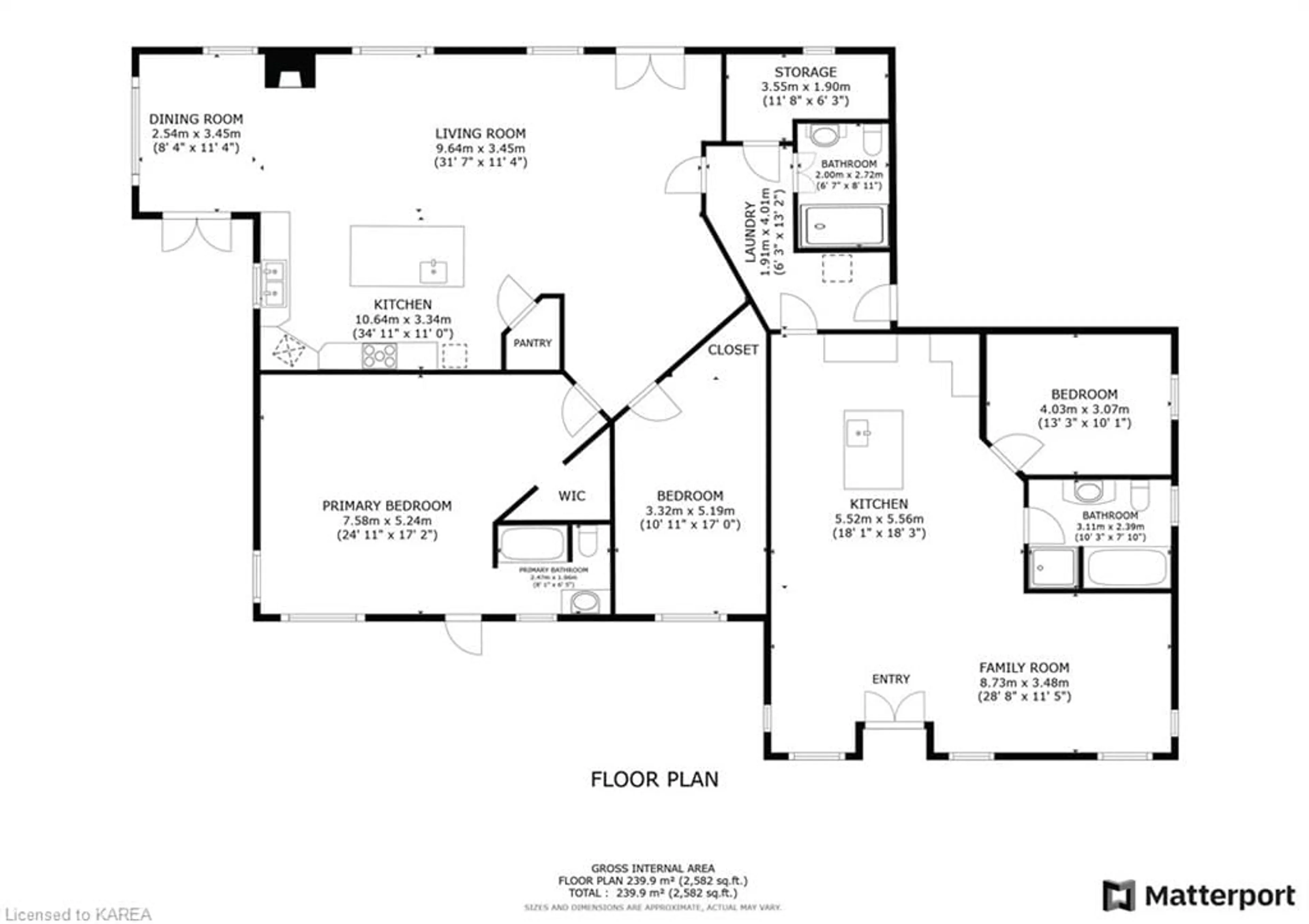 Floor plan for 345 Bunker Hill Rd, Godfrey Ontario K0H 1T0