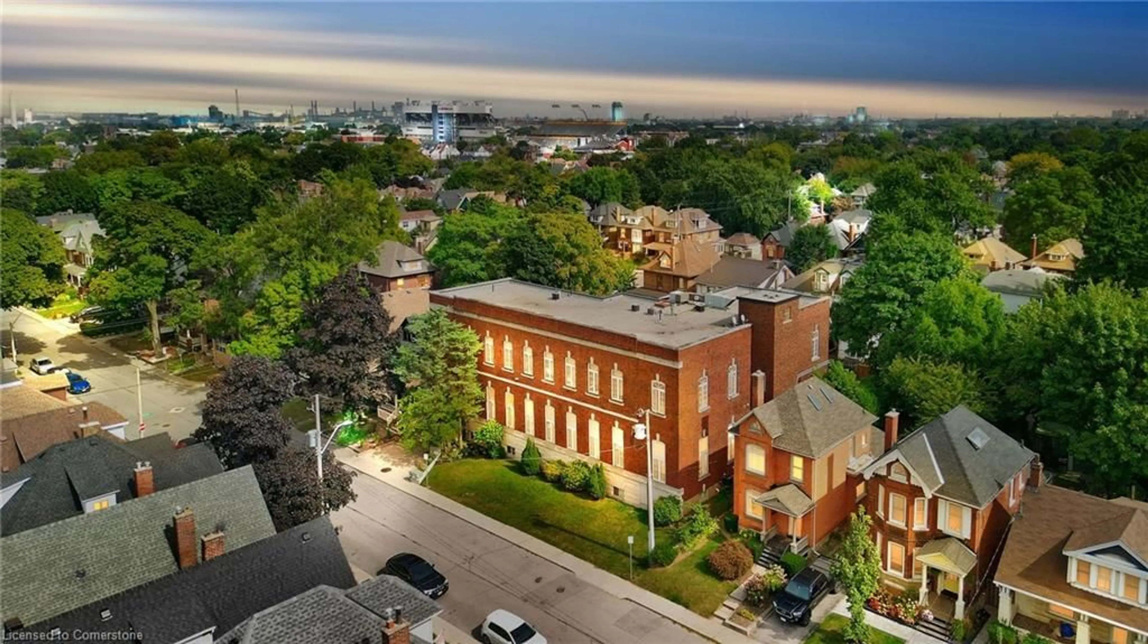 A pic from exterior of the house or condo, the street view for 73 Garfield Ave #2A, Hamilton Ontario L8M 2S3