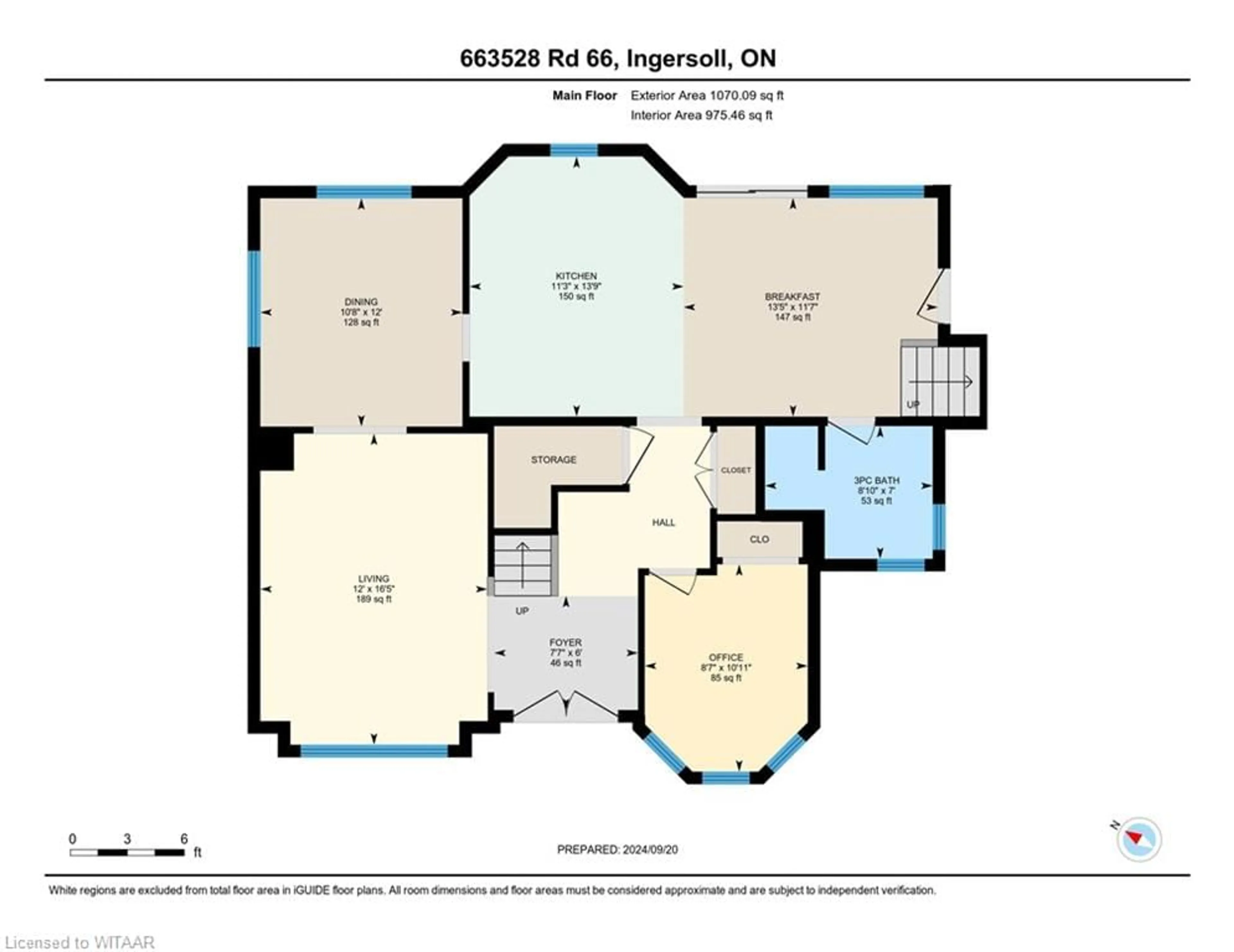 Floor plan for 663528 Road 66 Road, Ingersoll Ontario N5C 3J5