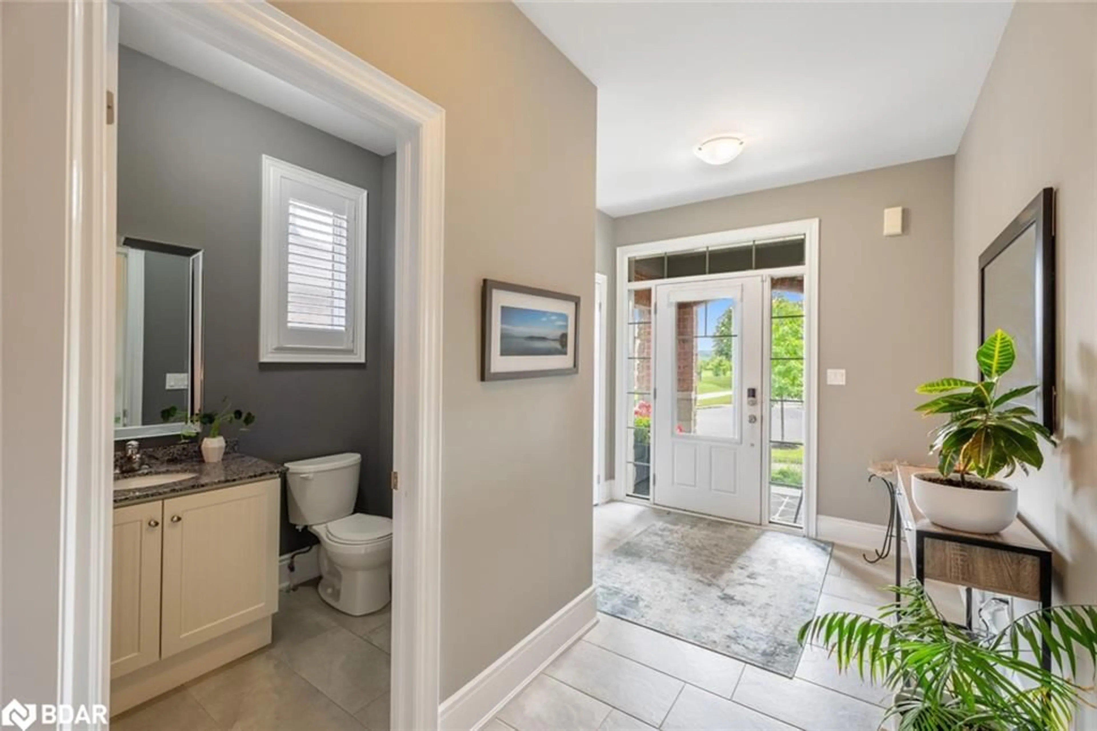 Contemporary bathroom, wood floors for 3045 Orion Blvd, Orillia Ontario L3V 8J5