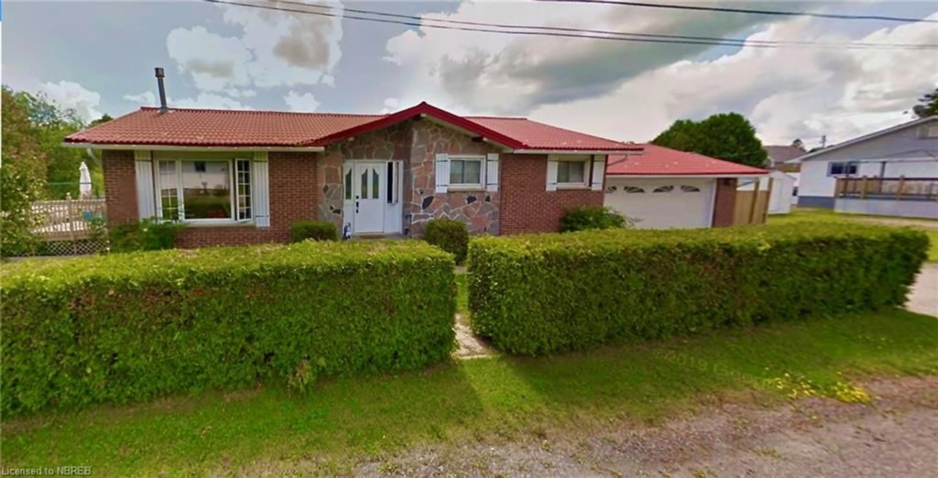 Frontside or backside of a home, the street view for 3 Laurier St, Verner Ontario P0H 2M0