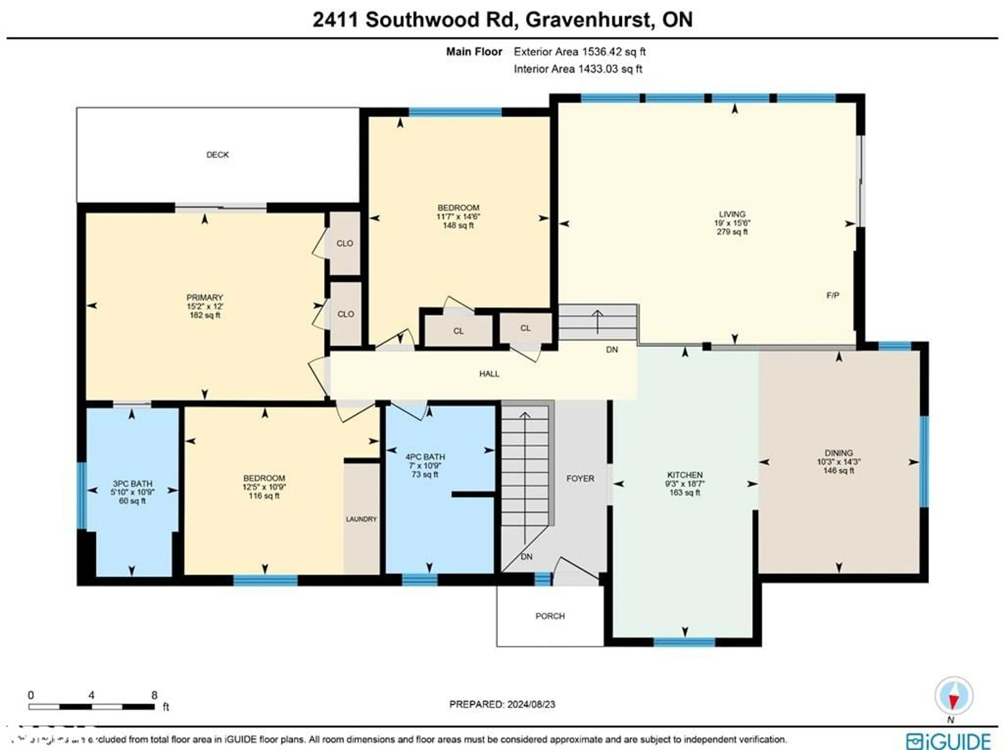 Floor plan for 2411 Southwood Rd, Gravenhurst Ontario P0E 1G0