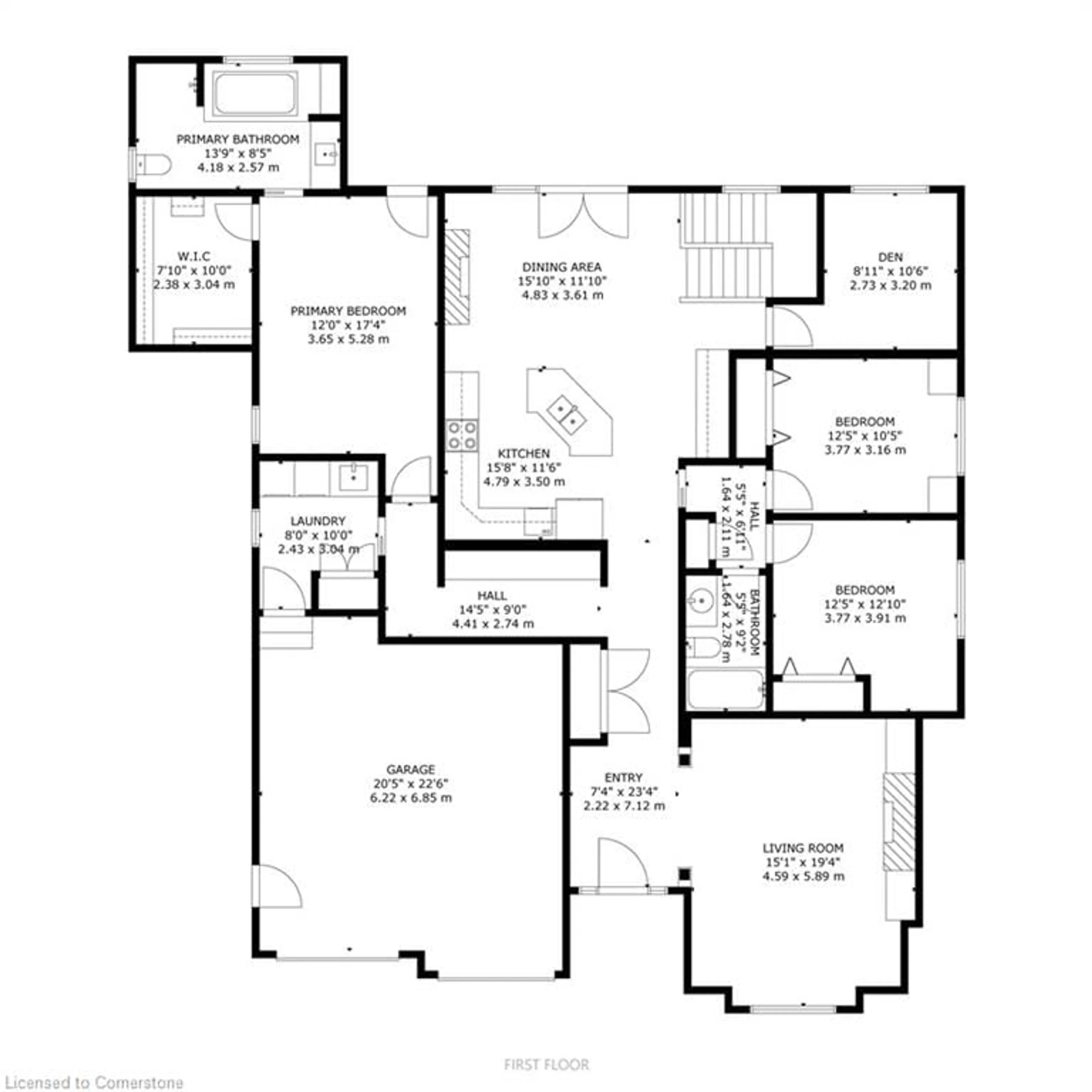 Floor plan for 178 Brookhaven Crt, Welland Ontario L3C 0A4