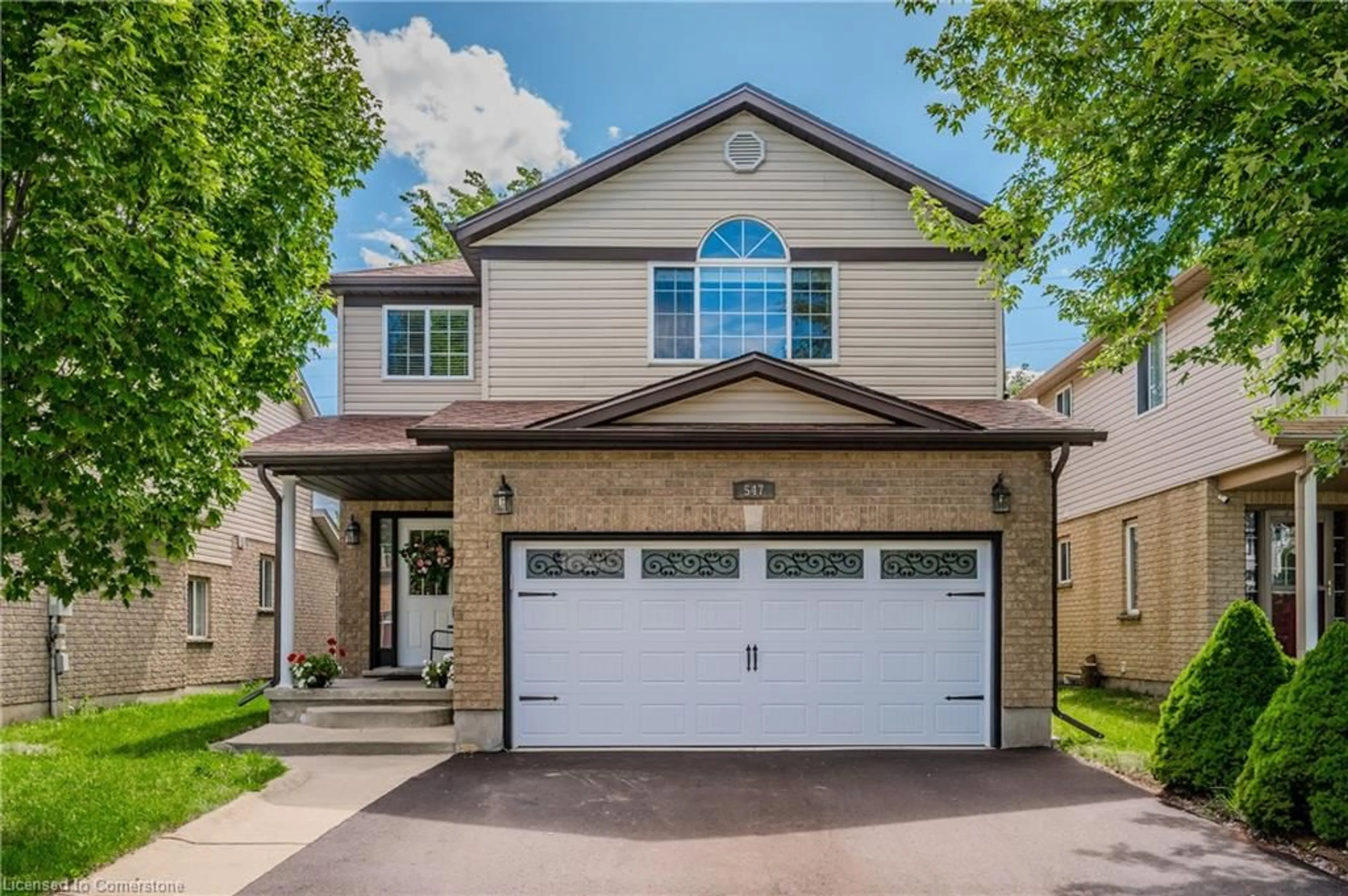 Frontside or backside of a home, cottage for 547 St Moritz Ave, Waterloo Ontario N2T 2Z4