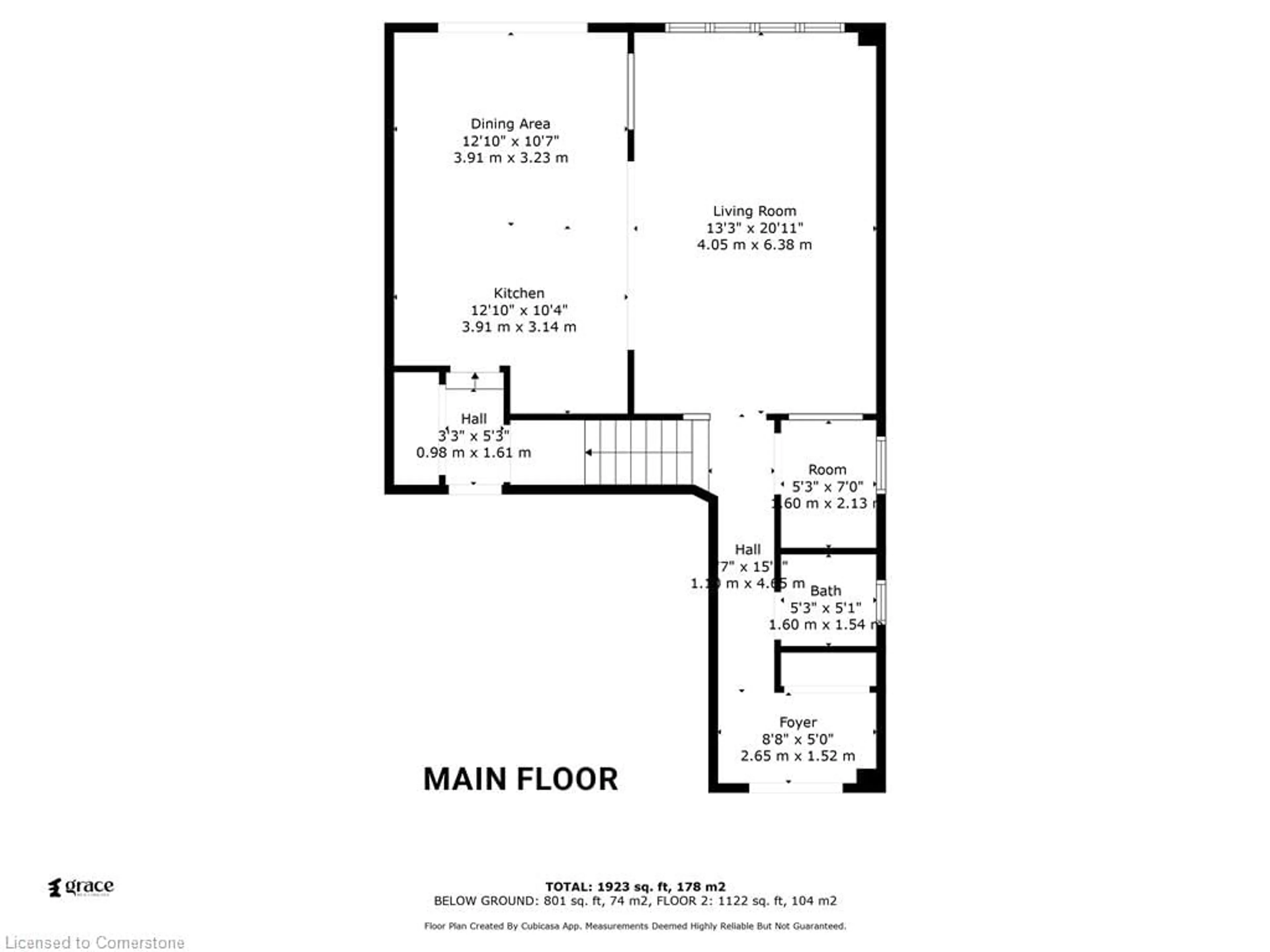 Floor plan for 235 Dolman St, Breslau Ontario N0B 1M0