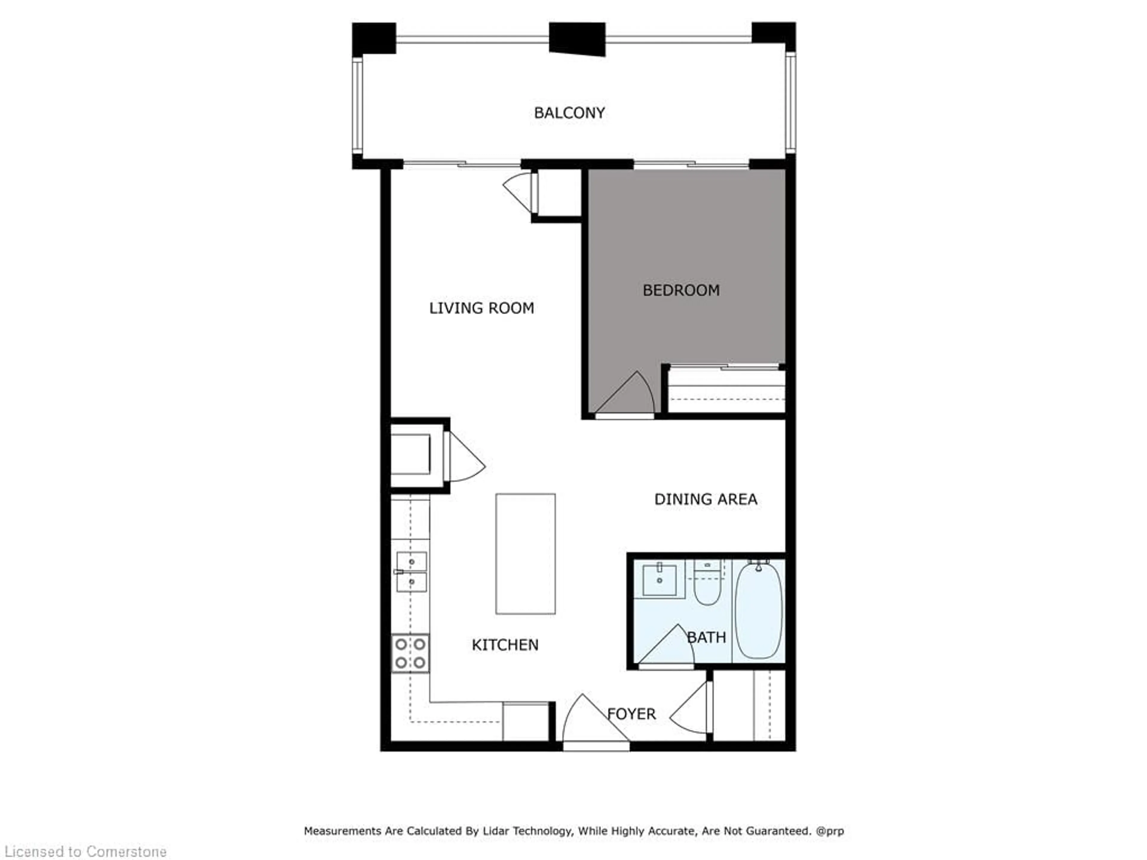 Floor plan for 55 Duke St #323, Kitchener Ontario N2H 0C9