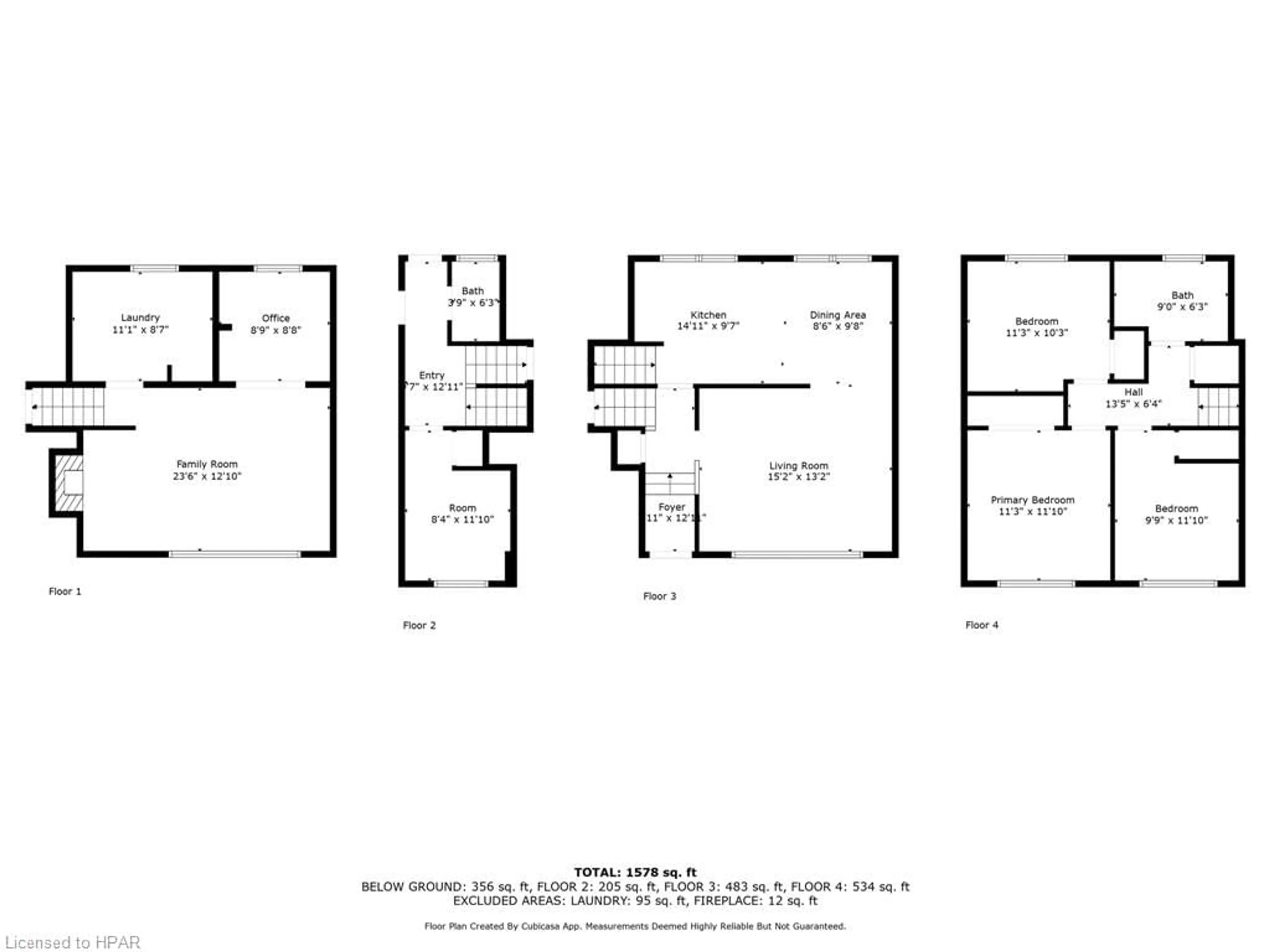 Floor plan for 236 Mary St, Goderich Ontario N7A 3A9