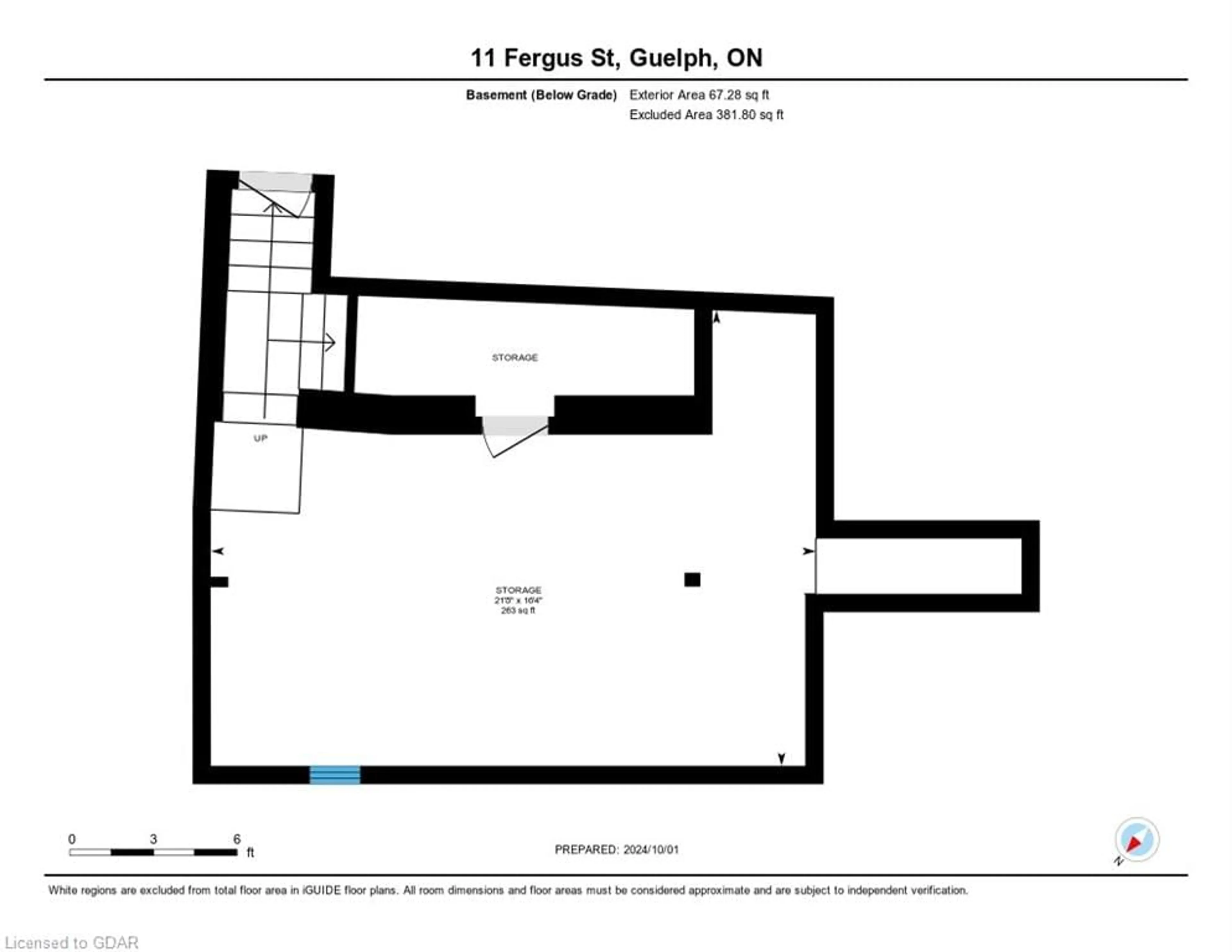 Floor plan for 11 Fergus St, Guelph Ontario N1H 5K7