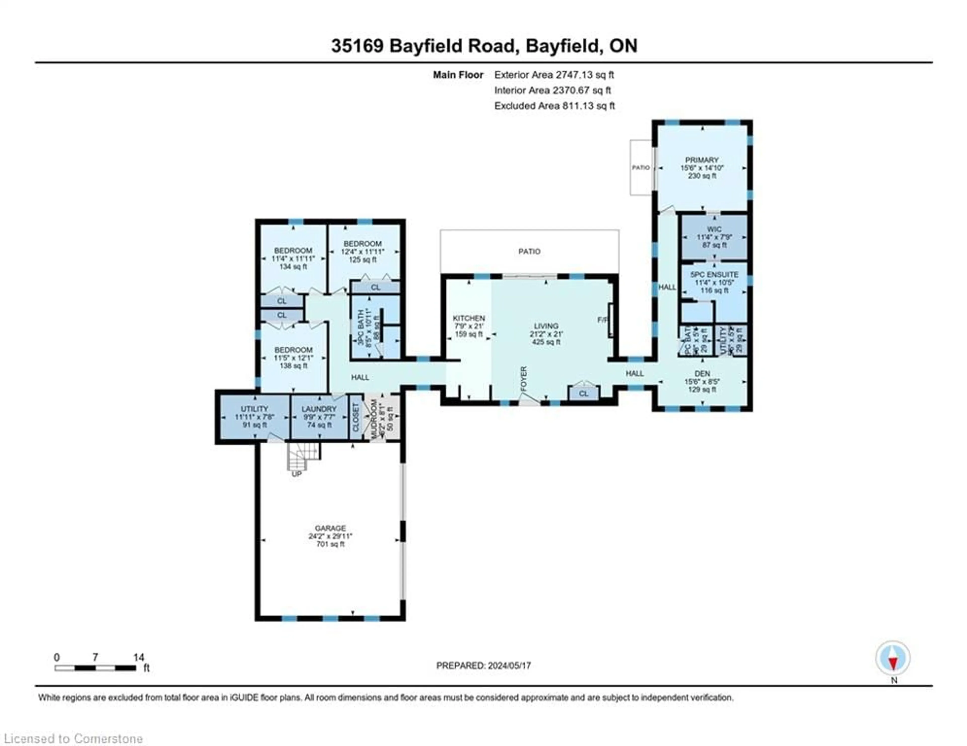 Floor plan for 35169 Bayfield Rd, Bayfield Ontario N0M 1G0