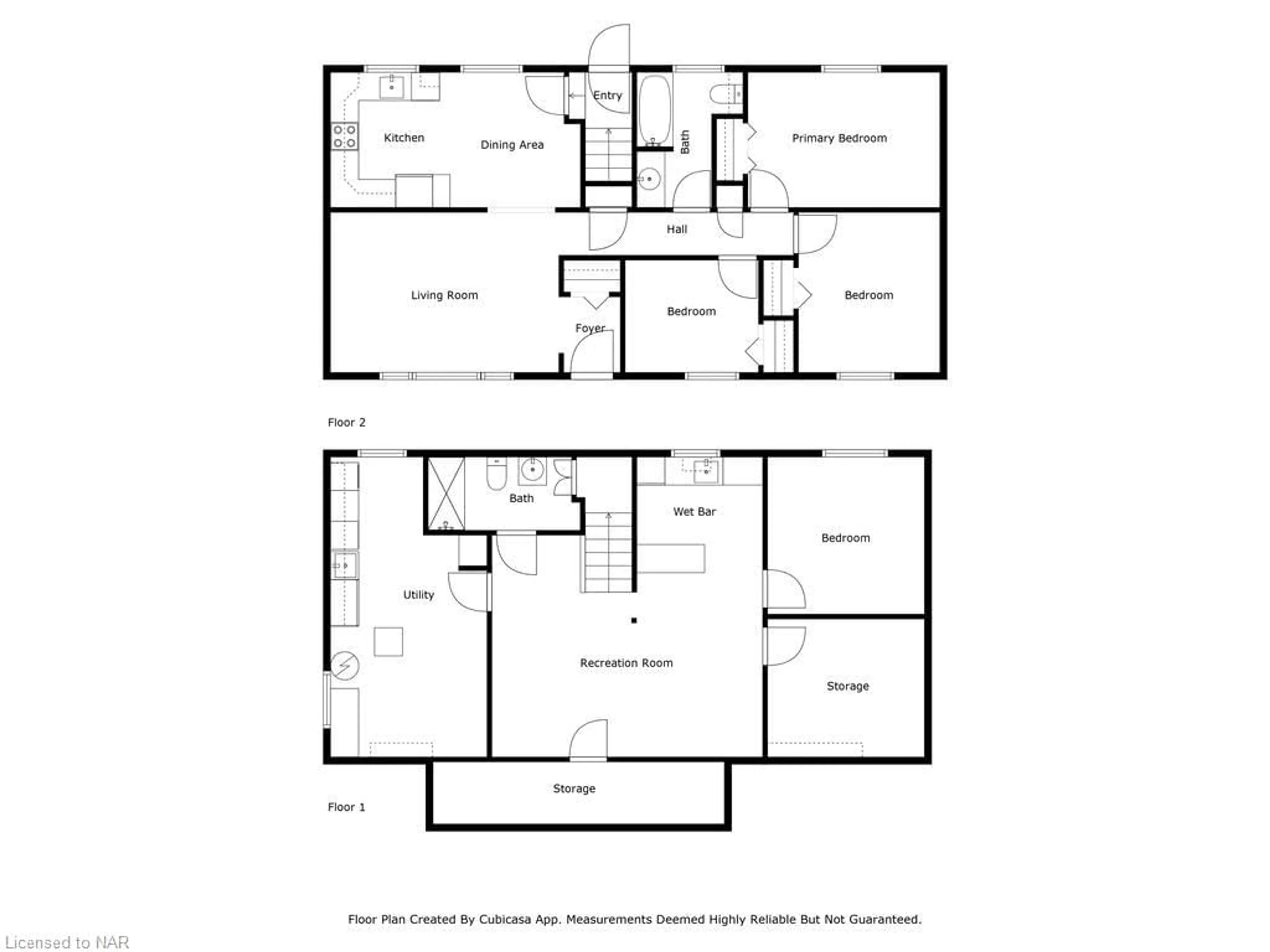 Floor plan for 18 Dawn Rd, St. Catharines Ontario L2N 4M7