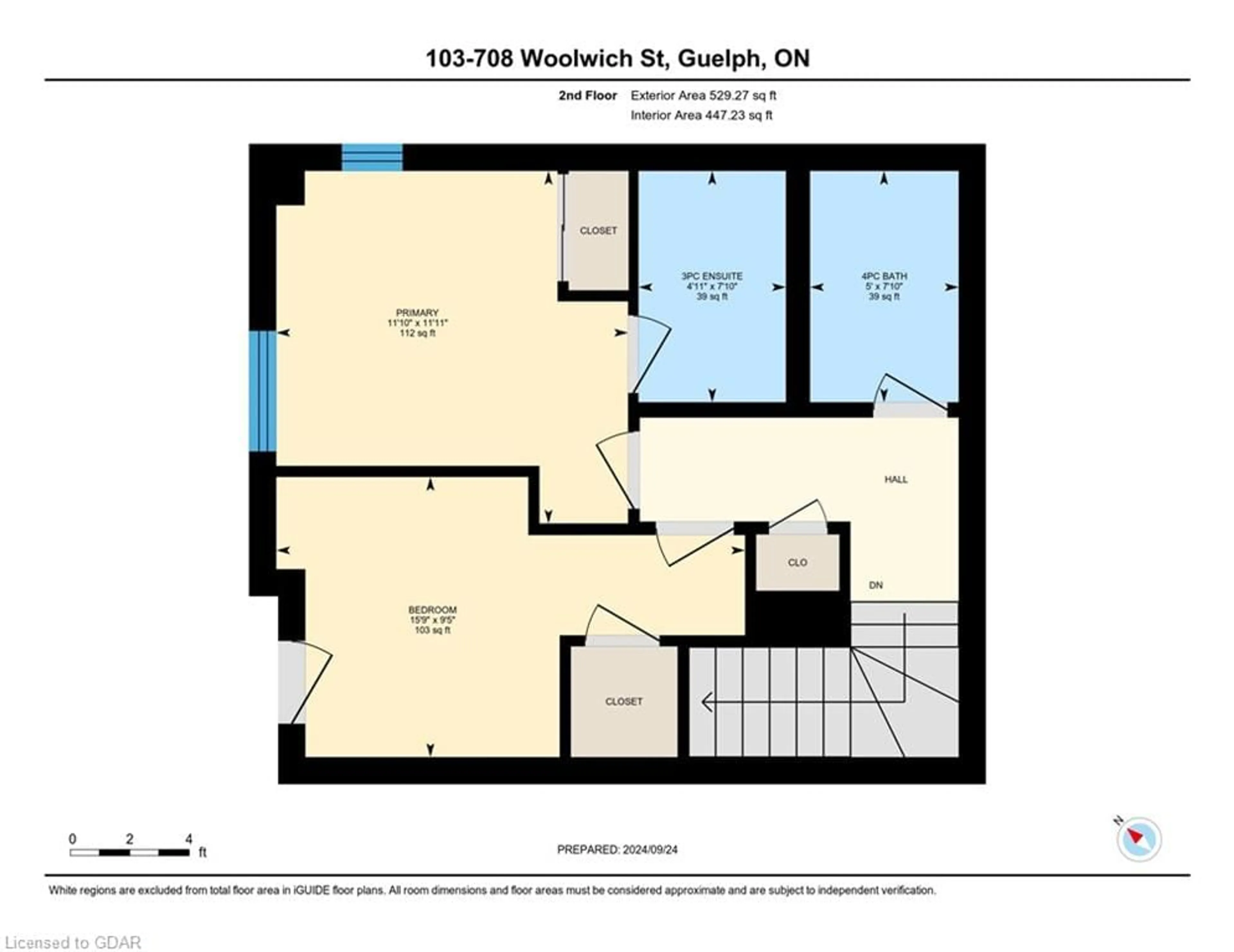 Floor plan for 708 Woolwich St #111, Guelph Ontario N1H 7G6