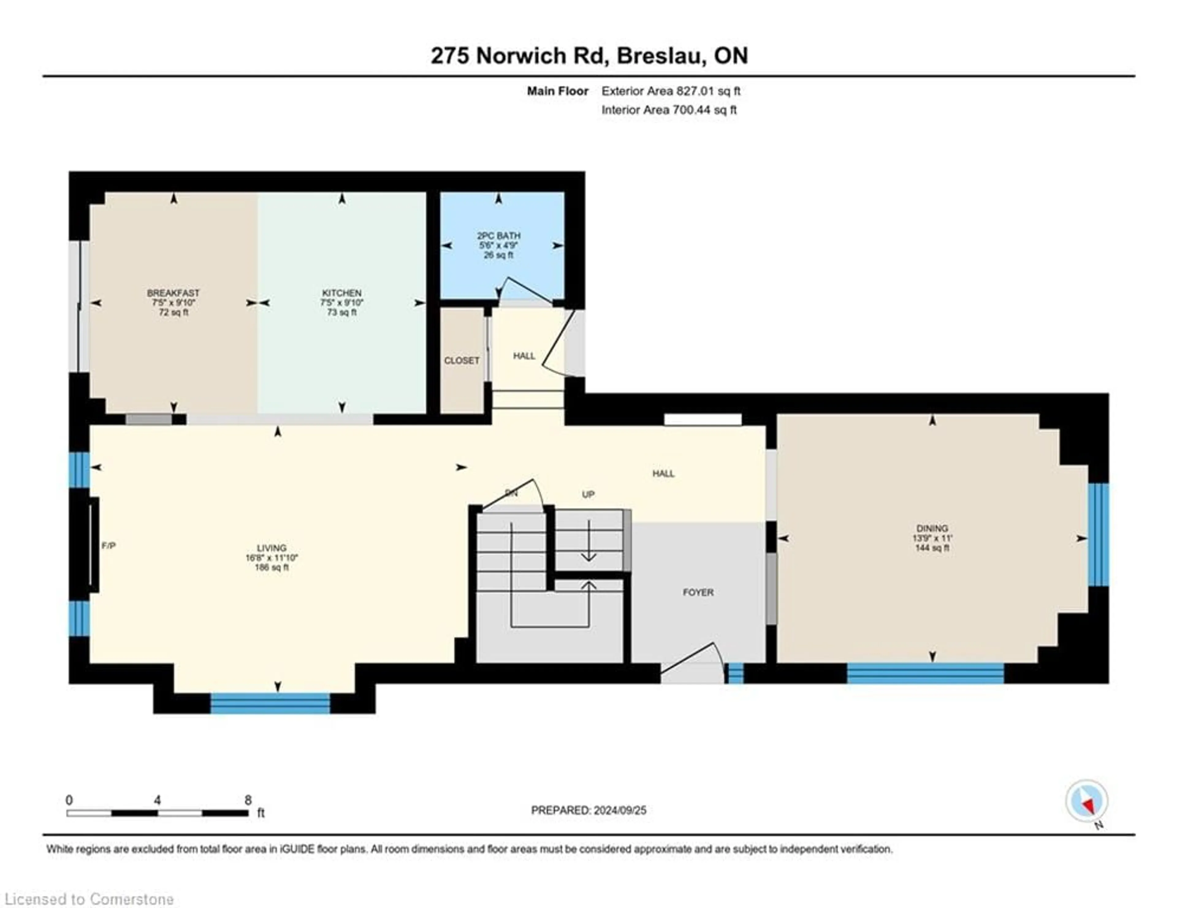 Floor plan for 275 Norwich Rd, Breslau Ontario N0B 1M0