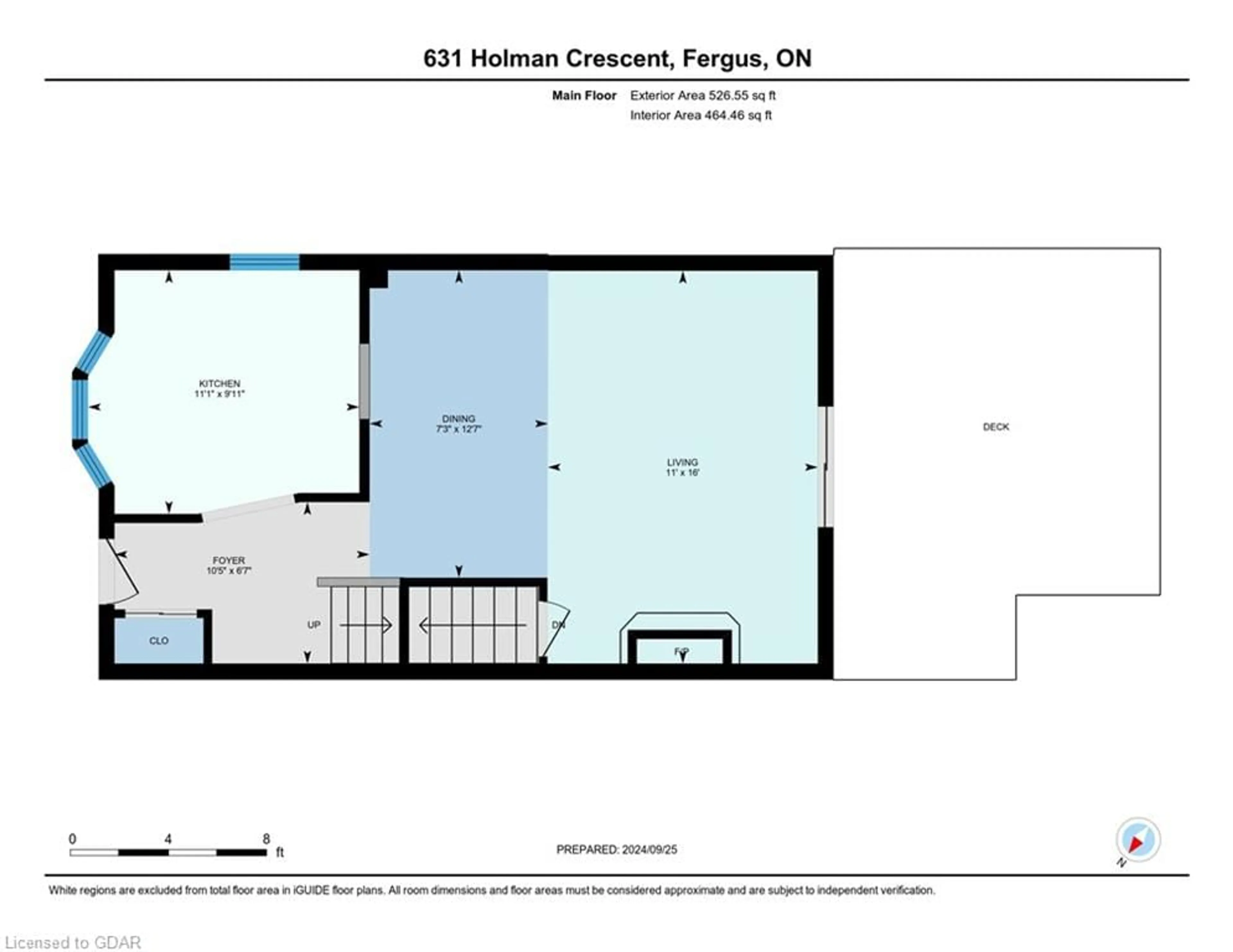 Floor plan for 631 Holman Cres, Fergus Ontario N1M 3M1