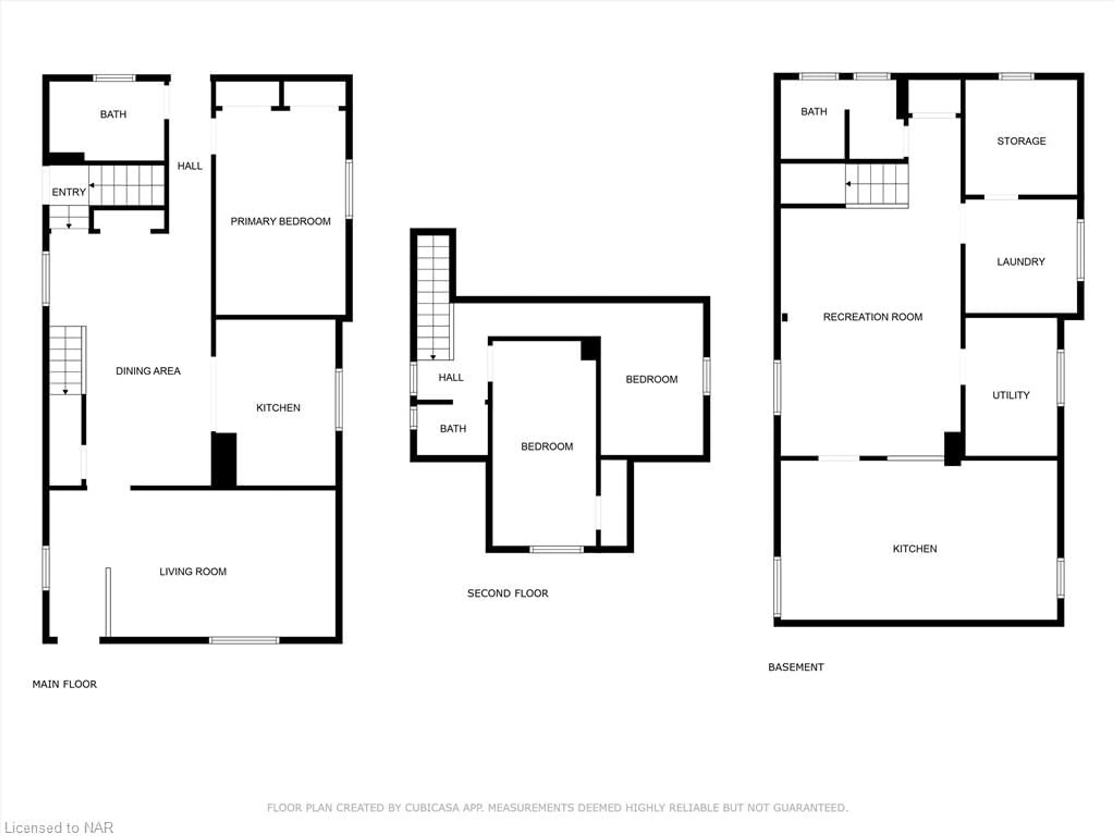 Floor plan for 11 Cleveland St, Thorold Ontario L2V 3K3