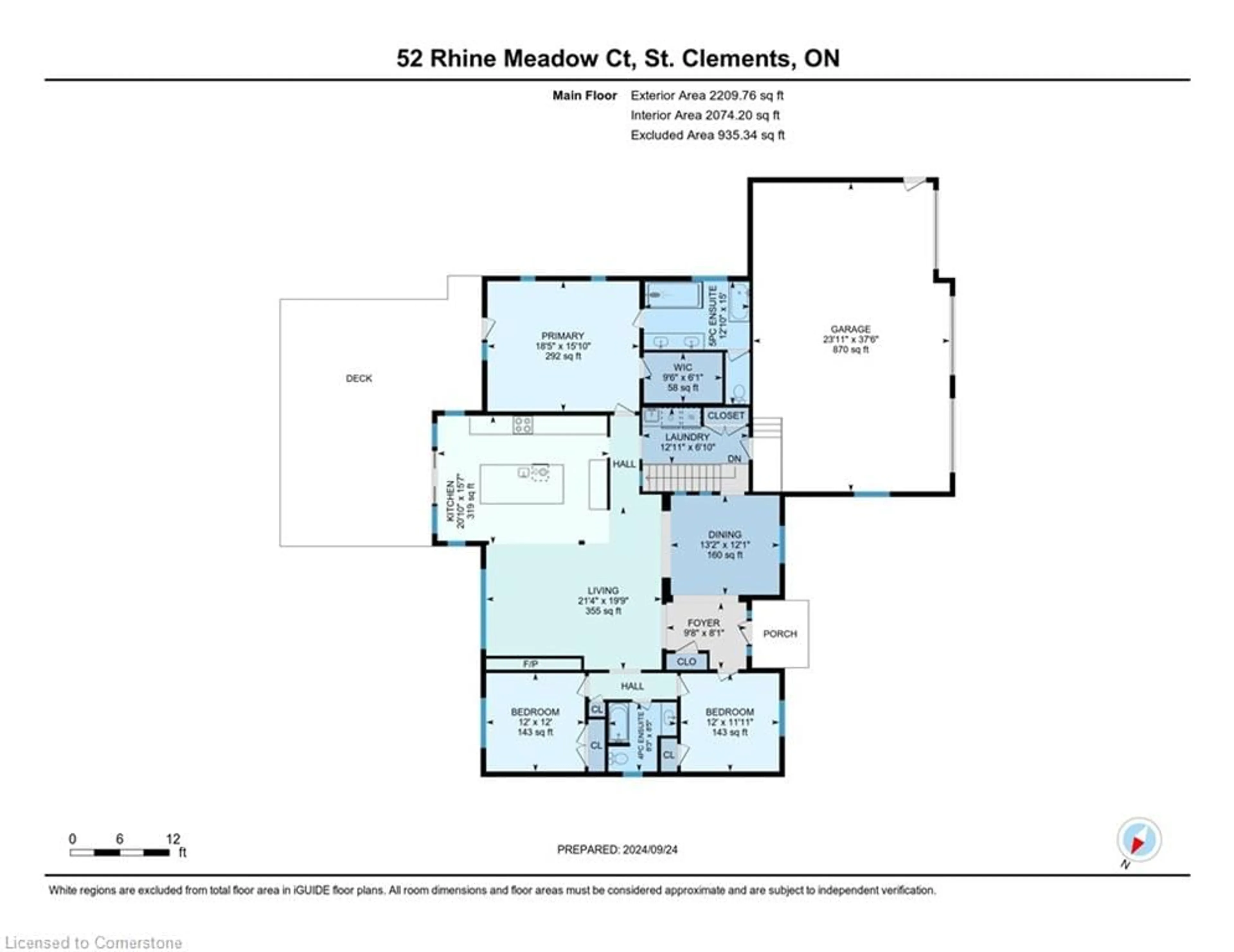 Floor plan for 52 Rhine Meadow Crt, Heidelberg Ontario N0B 2M1