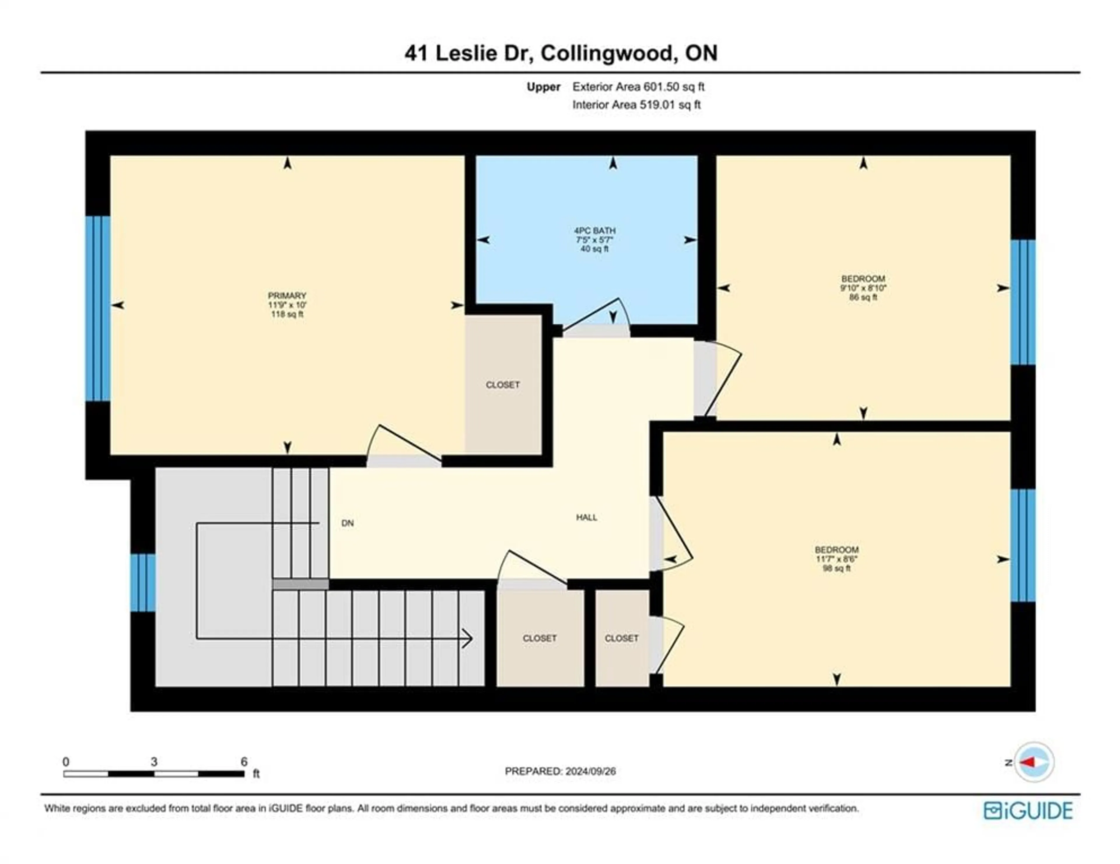 Floor plan for 41 Leslie Dr, Collingwood Ontario L9Y 4E1