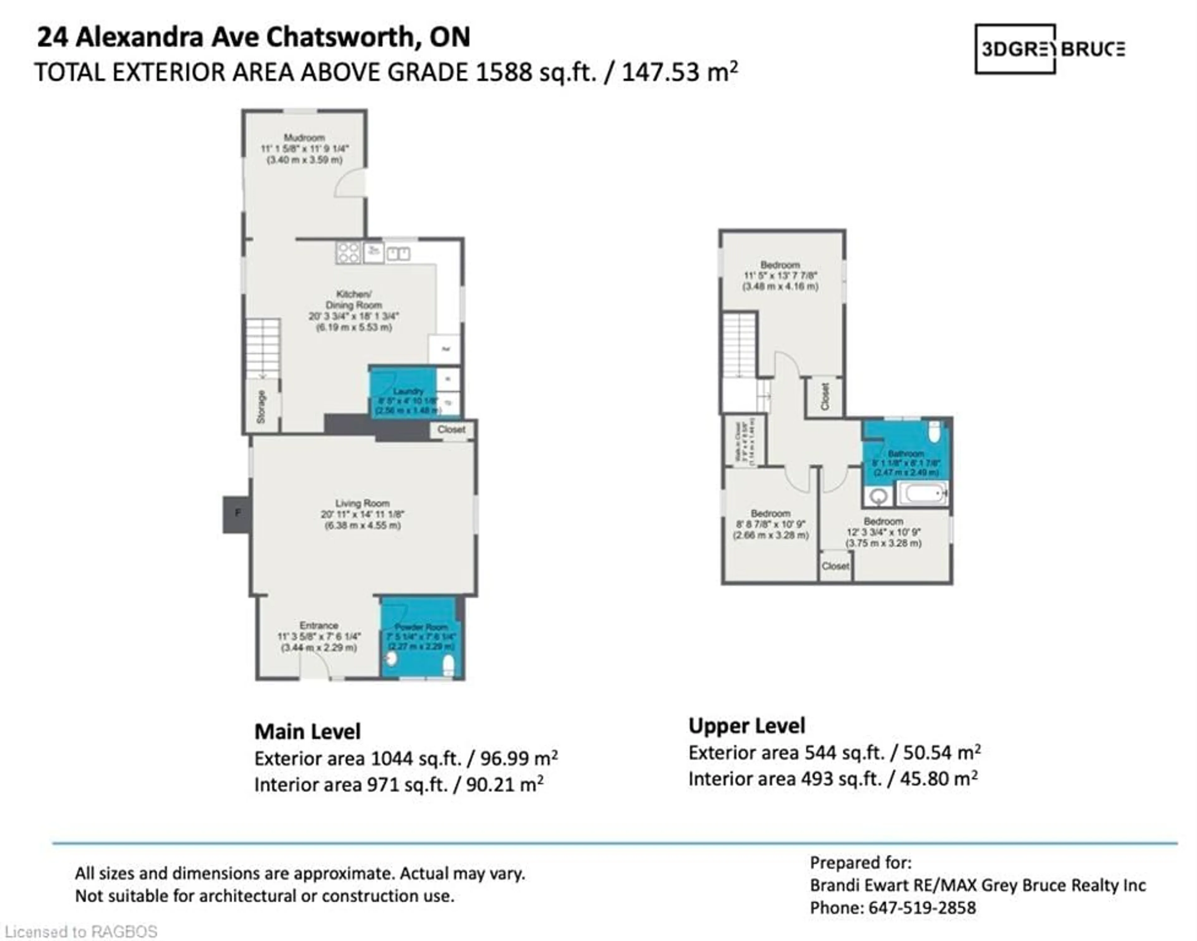 Floor plan for 24 Alexandra Ave, Chatsworth (Twp) Ontario N0H 1G0