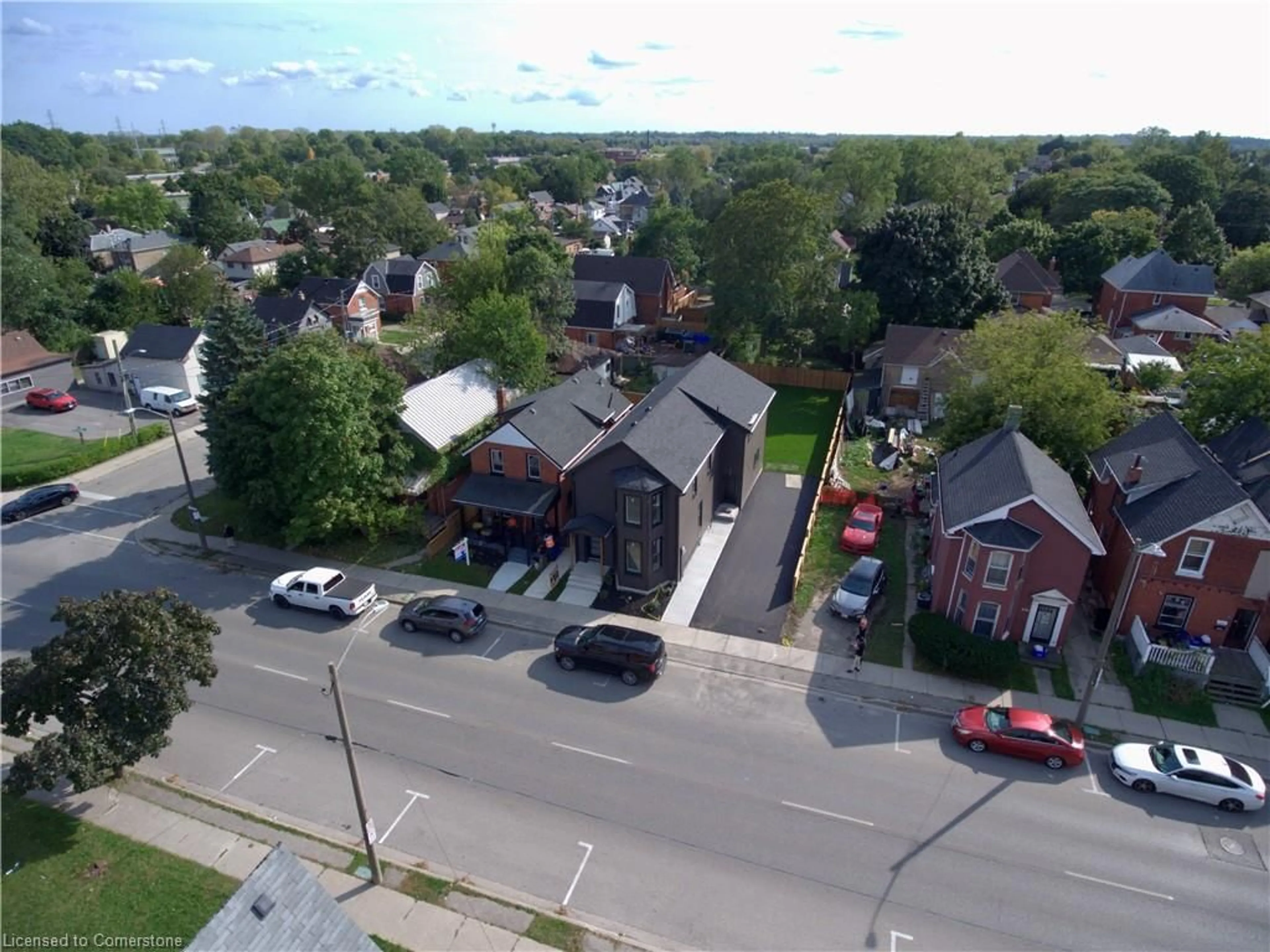 Frontside or backside of a home, the street view for 489 Colborne St, Brantford Ontario N3S 3N9