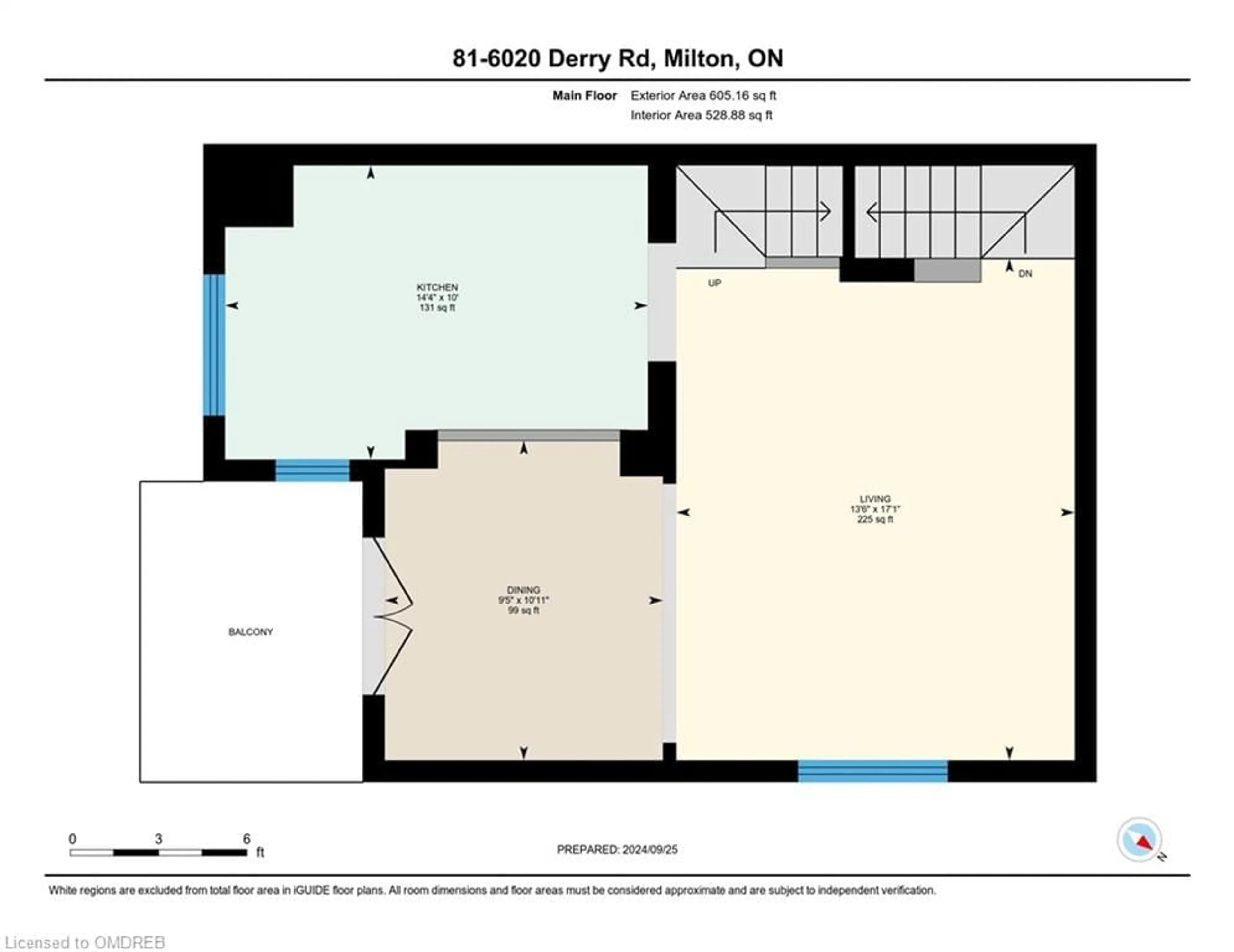 Floor plan for 6020 Derry Rd #81, Milton Ontario L9T 8L6