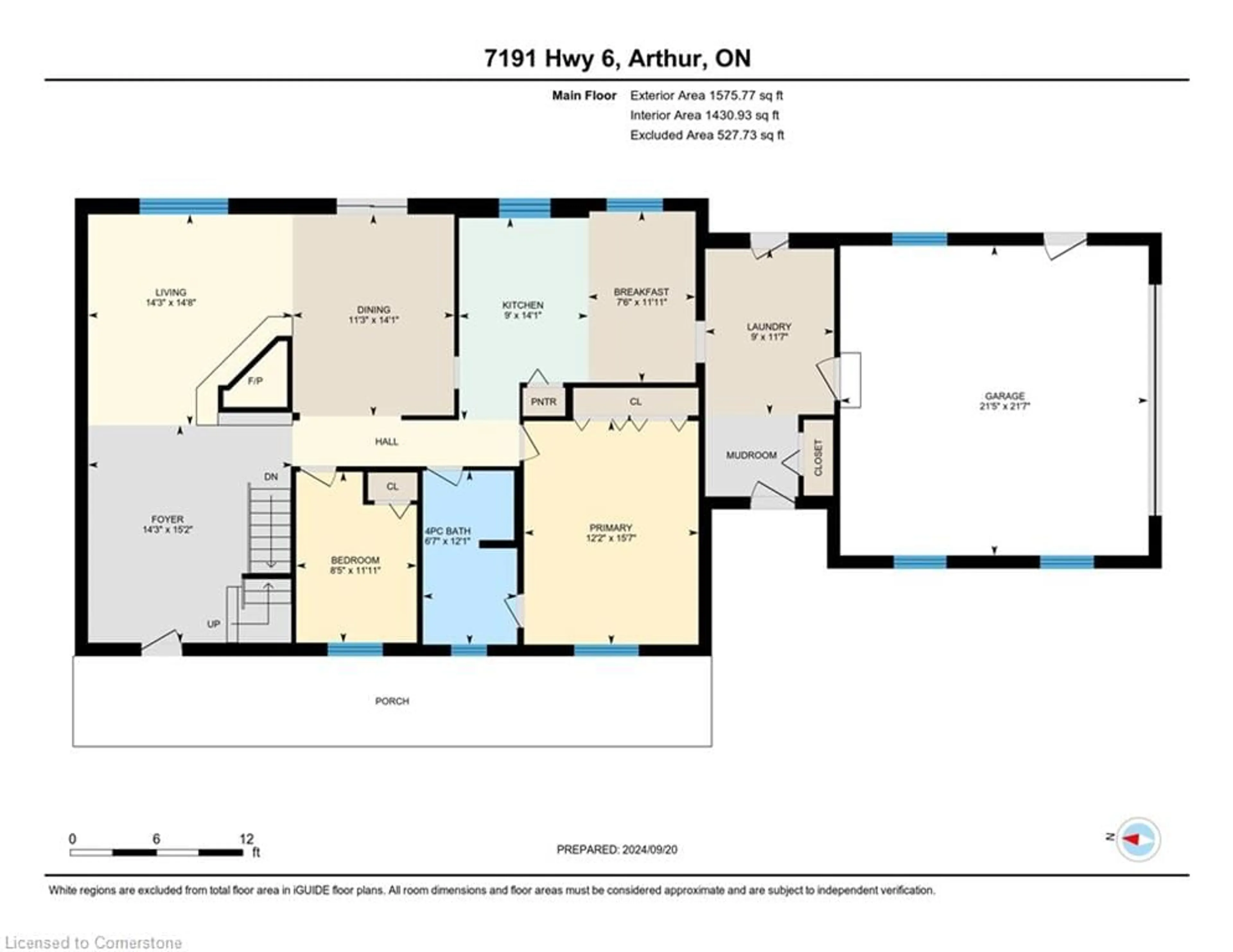 Floor plan for 7191 Highway 6, Arthur Ontario N0G 1A0