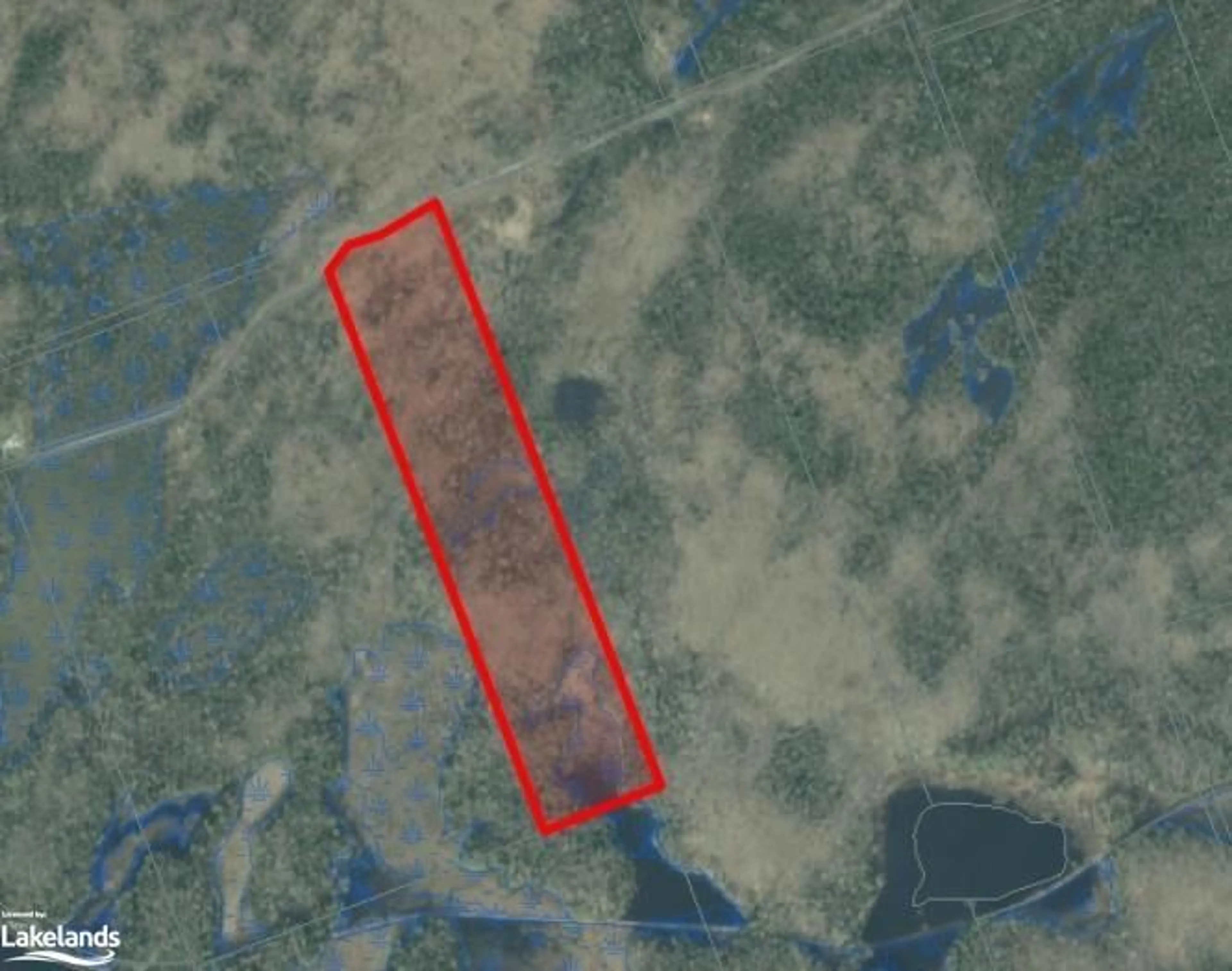 Picture of a map for 0 Star Lake Rd, Sprucedale Ontario P0A 1Y0